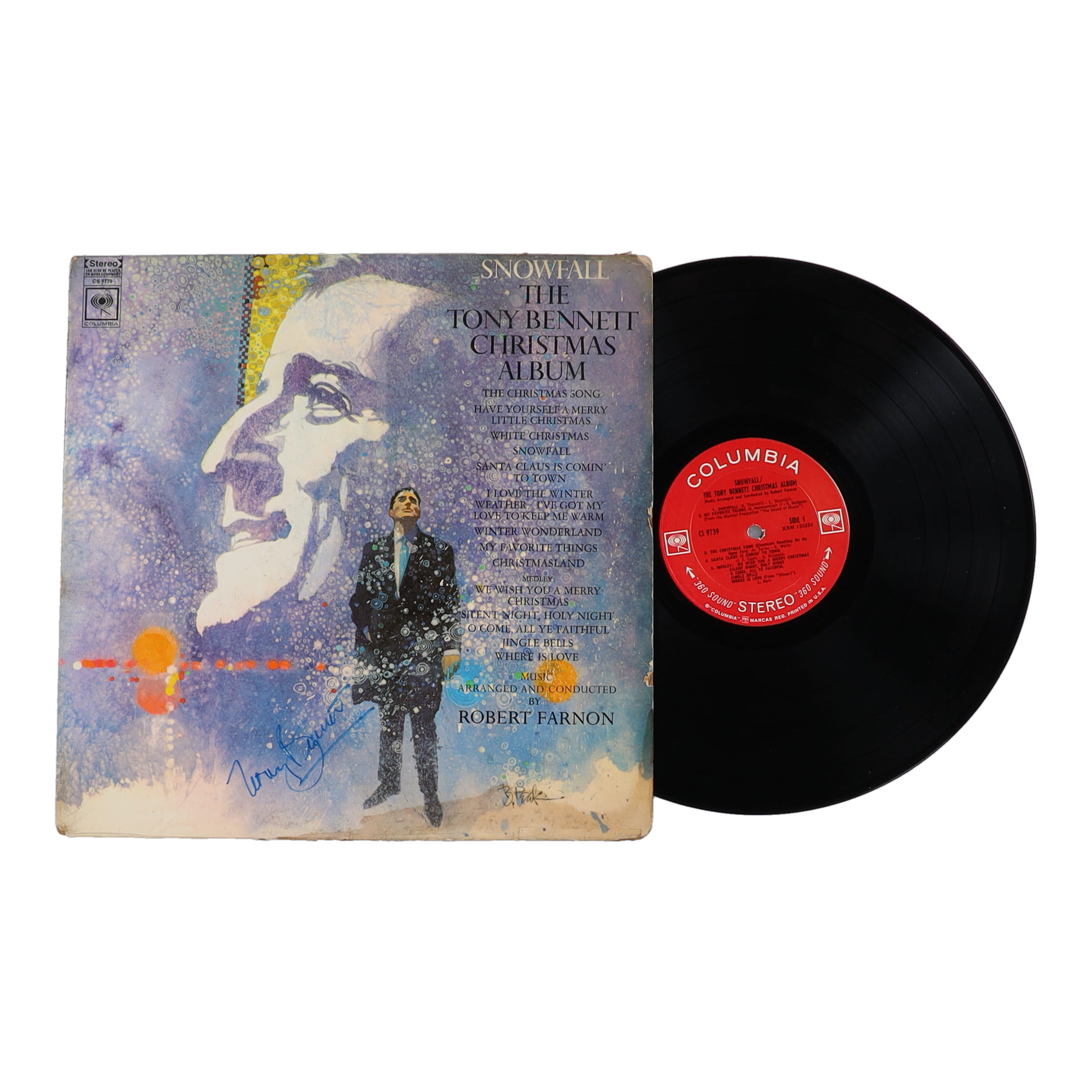 Tony Bennett Signed "Snowfall: The Tony Bennett Christmas Album" Vinyl Record Album (ACOA) at PristineAuction.com Tony Bennett Signed "Snowfall: The Tony Bennett Christmas Album" Vinyl Record Album (ACOA) at PristineAuction.com