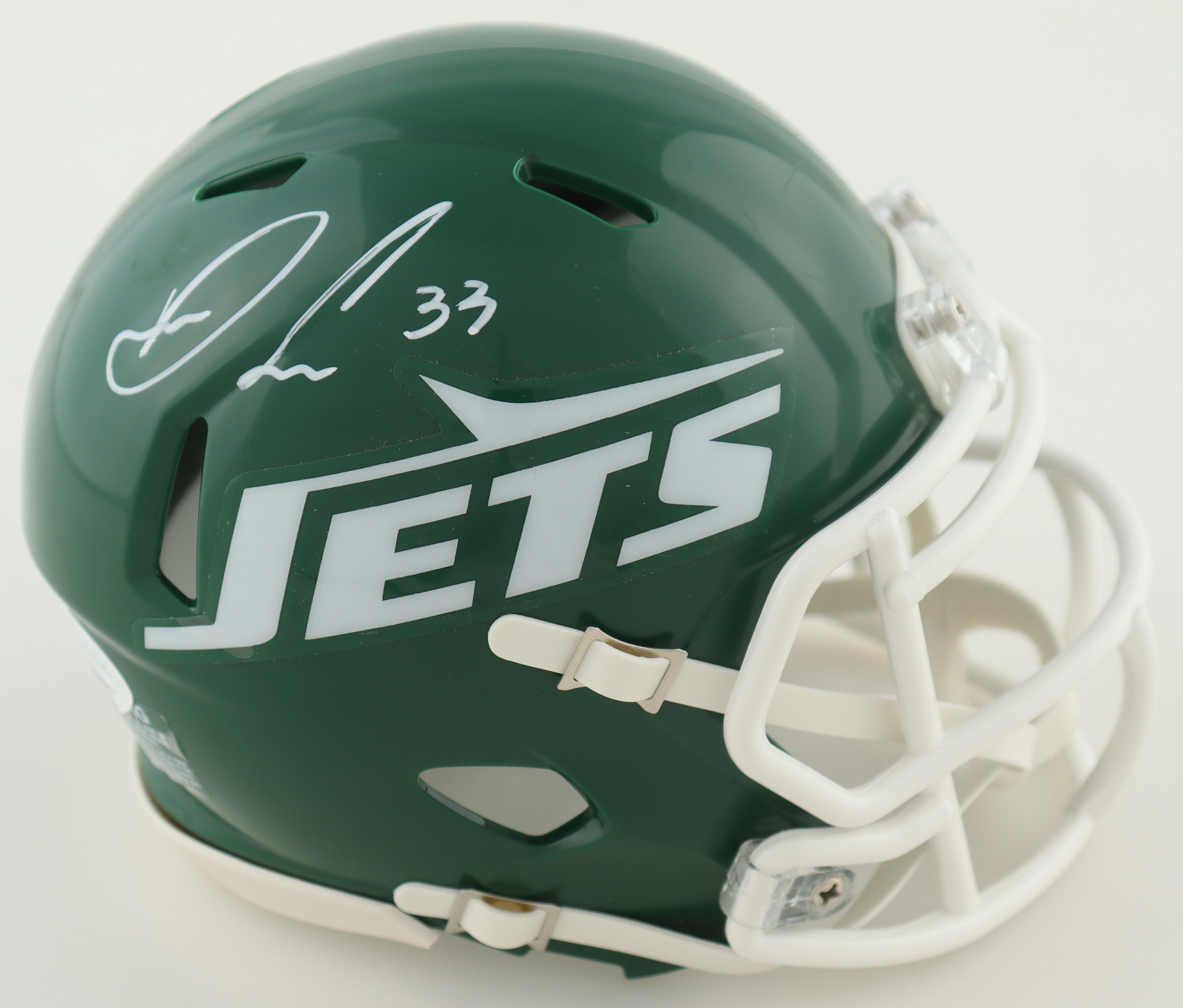 Dalvin Cook Signed Jets Throwback Speed Mini Helmet (JSA) at PristineAuction.com Dalvin Cook Signed Jets Throwback Speed Mini Helmet (JSA) at PristineAuction.com
