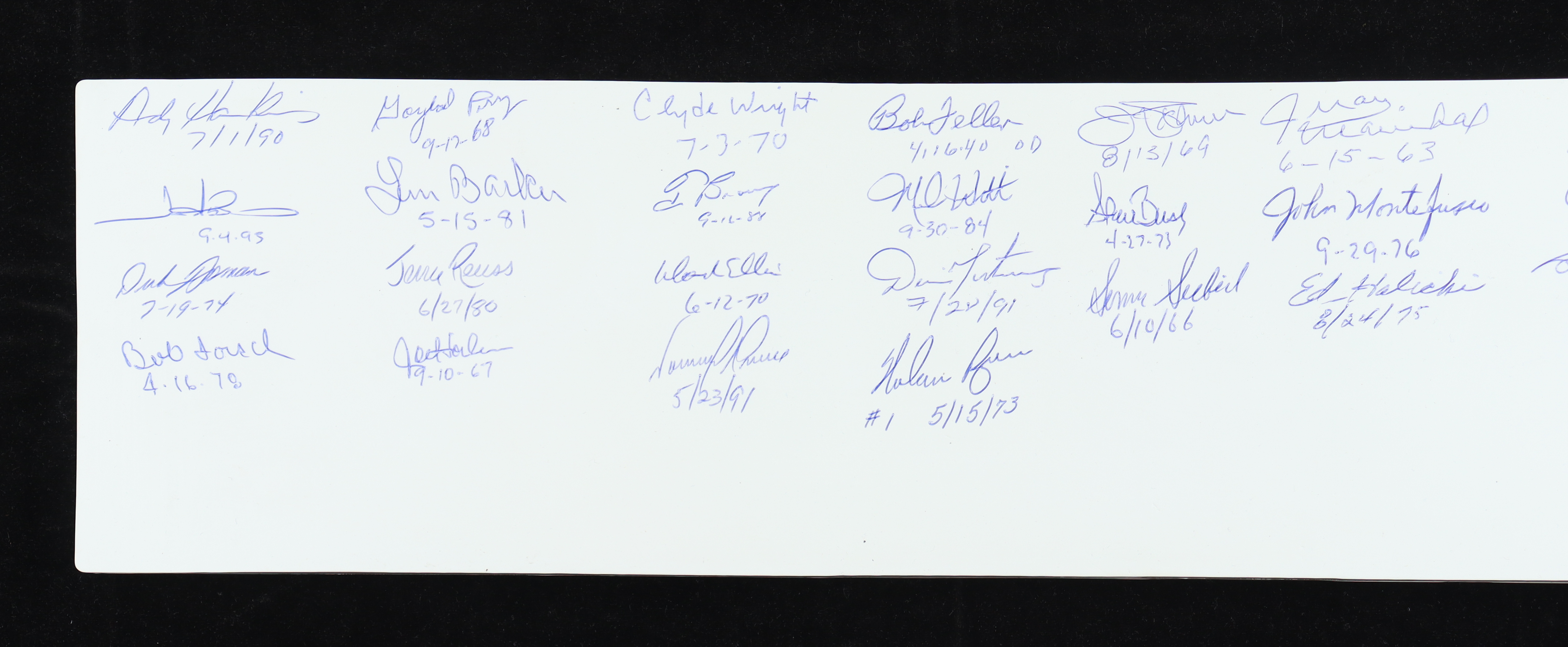 MLB No-Hitters Pitching Mound Signed & Inscribed By (25) with Nolan Ryan, Jim Palmer, Juan Marichal, Bob Feller (JSA & Ryan) at PristineAuction.com MLB No-Hitters Pitching Mound Signed & Inscribed By (25) with Nolan Ryan, Jim Palmer, Juan Marichal, Bob Feller (JSA & Ryan) at PristineAuction.com