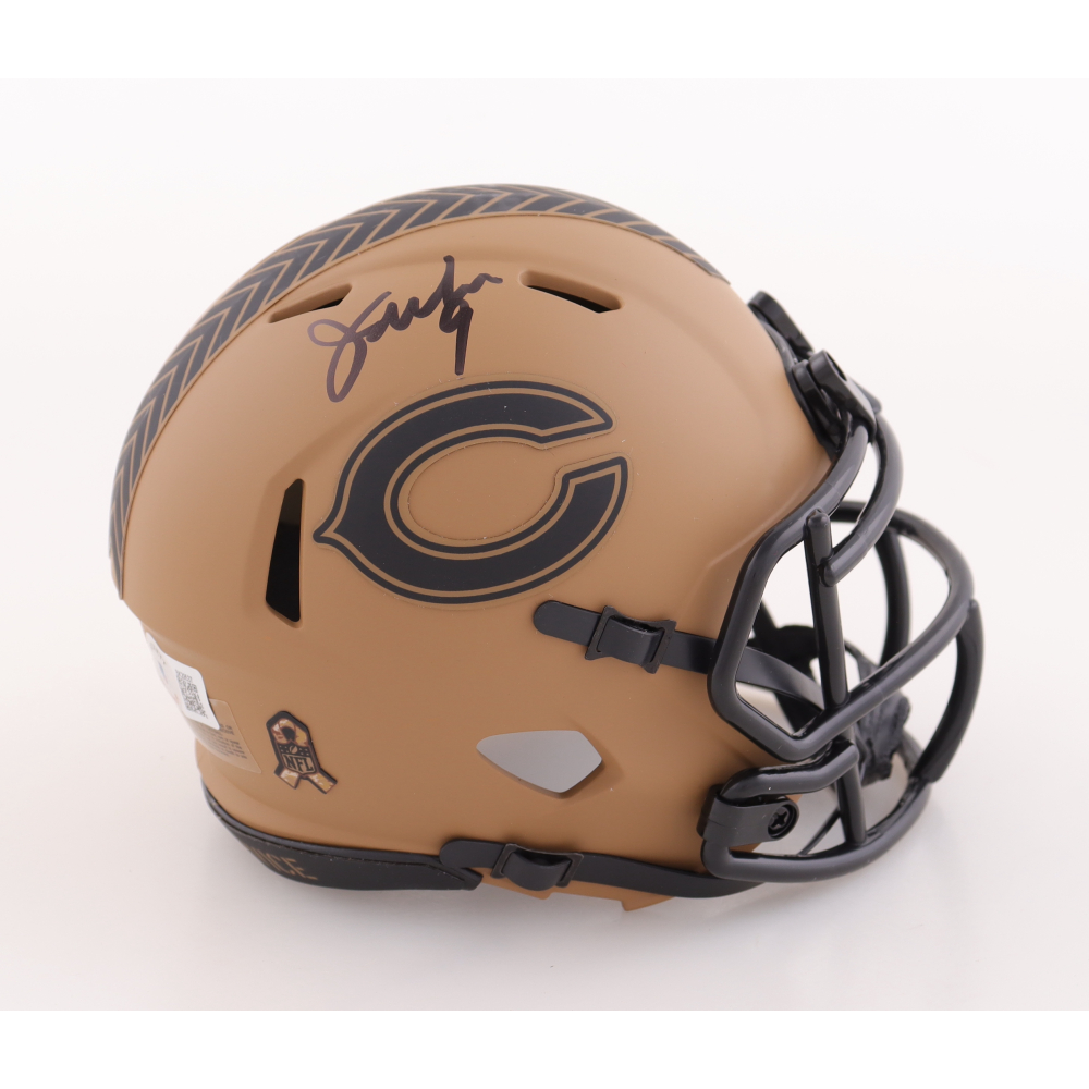 Jim McMahon Signed Bears Salute To Service Alternate Speed Mini Helmet (Beckett) at PristineAuction.com