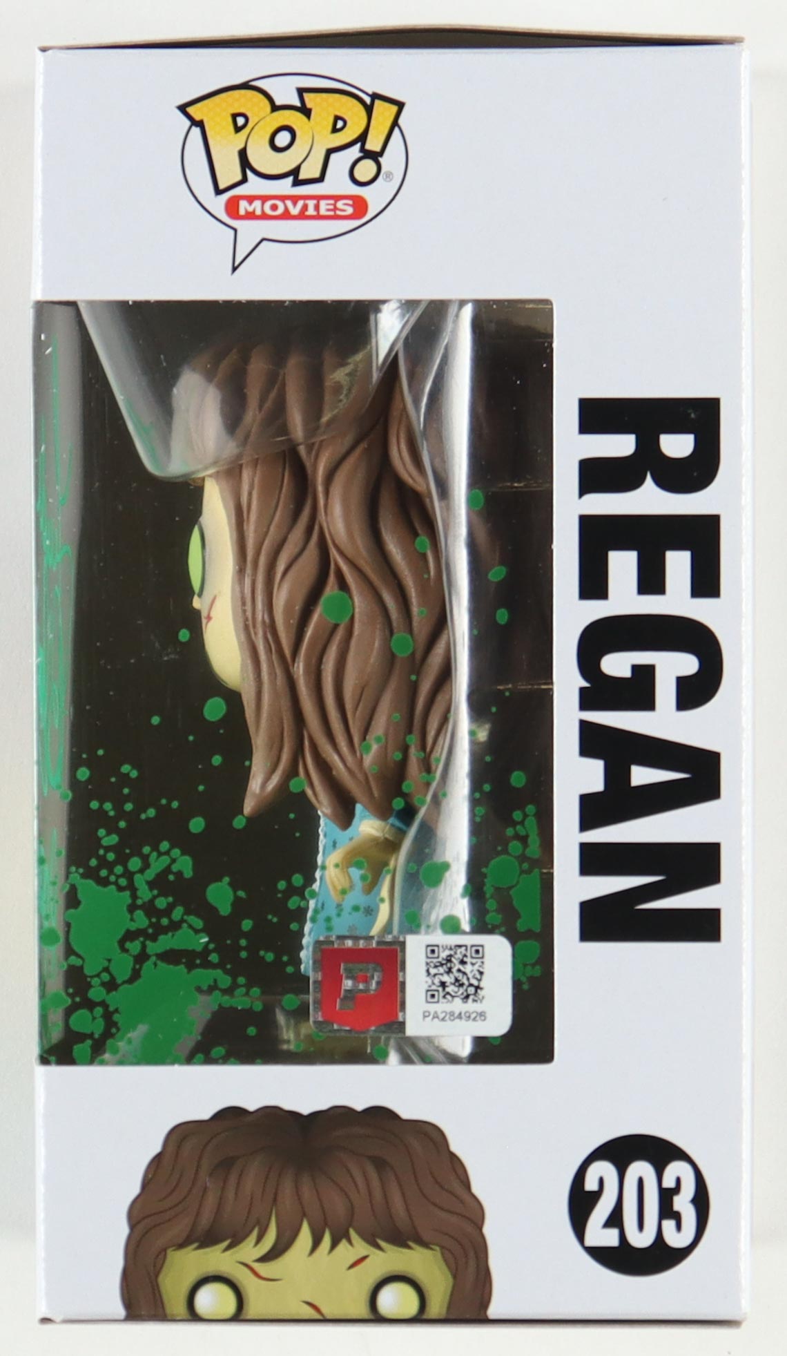 Linda Blair Signed "The Exorcist" #203 Regan Funko Pop! Vinyl Figure Inscribed "Regan" (PA) at PristineAuction.com Linda Blair Signed "The Exorcist" #203 Regan Funko Pop! Vinyl Figure Inscribed "Regan" (PA) at PristineAuction.com