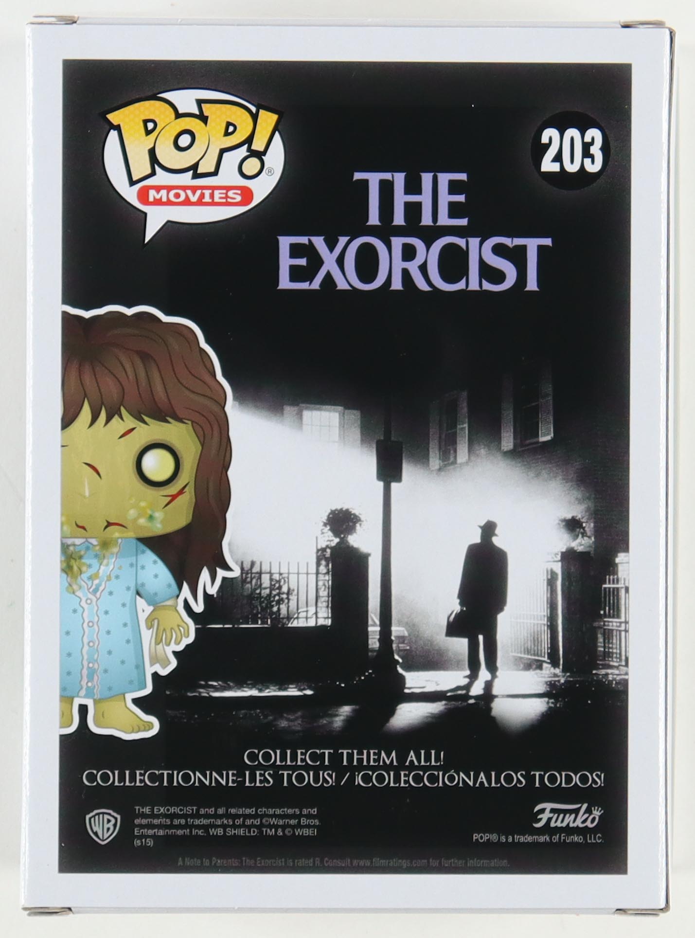 Linda Blair Signed "The Exorcist" #203 Regan Funko Pop! Vinyl Figure Inscribed "Regan" (PA) at PristineAuction.com Linda Blair Signed "The Exorcist" #203 Regan Funko Pop! Vinyl Figure Inscribed "Regan" (PA) at PristineAuction.com