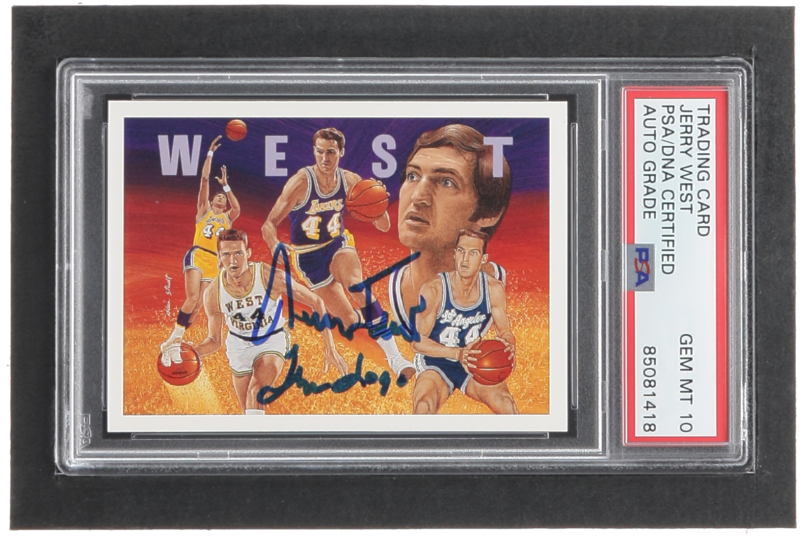 Jerry West Auto upper deck