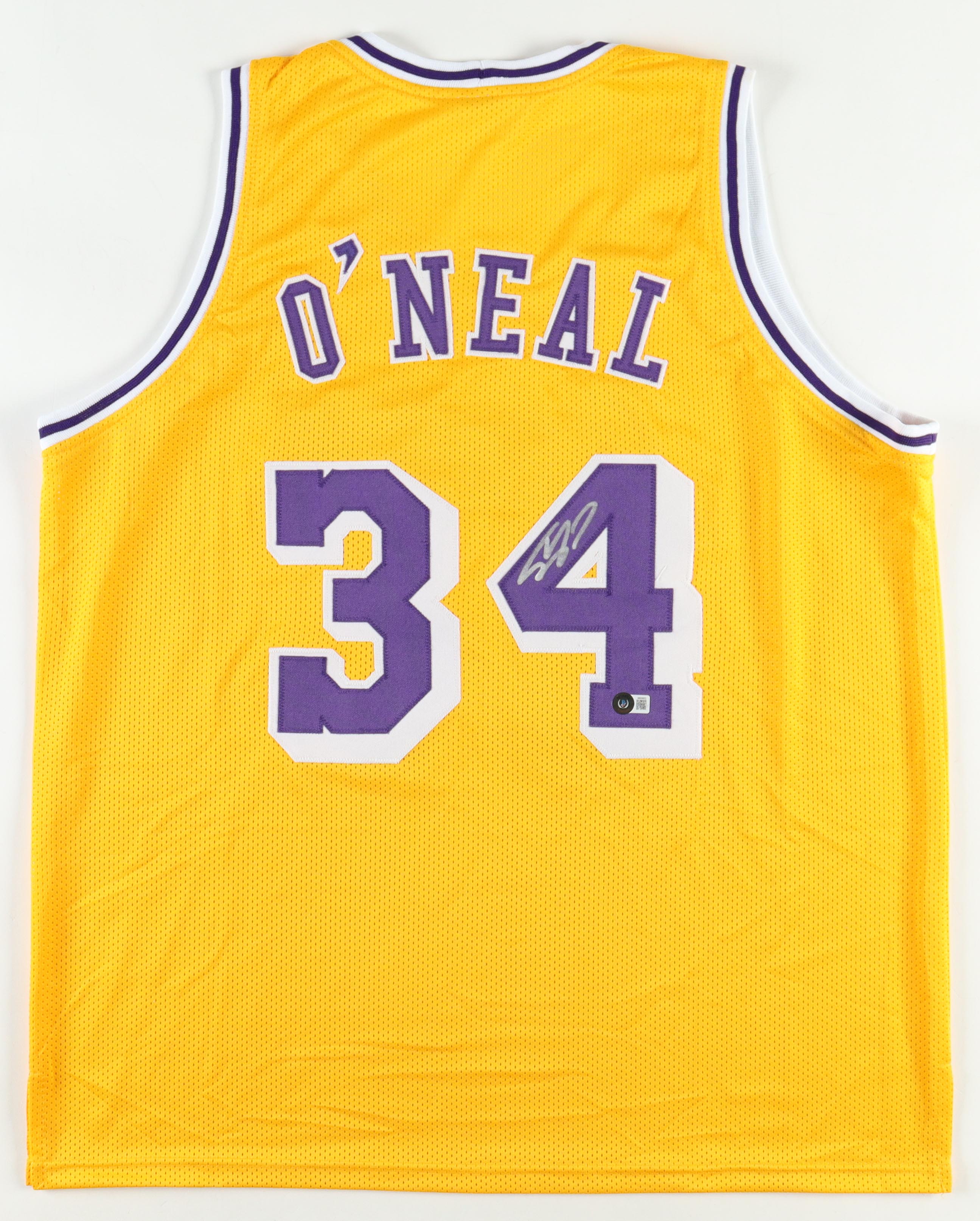 Shaquille O'Neal Signed Jersey (Beckett) at PristineAuction.com Shaquille O'Neal Signed Jersey (Beckett) at PristineAuction.com