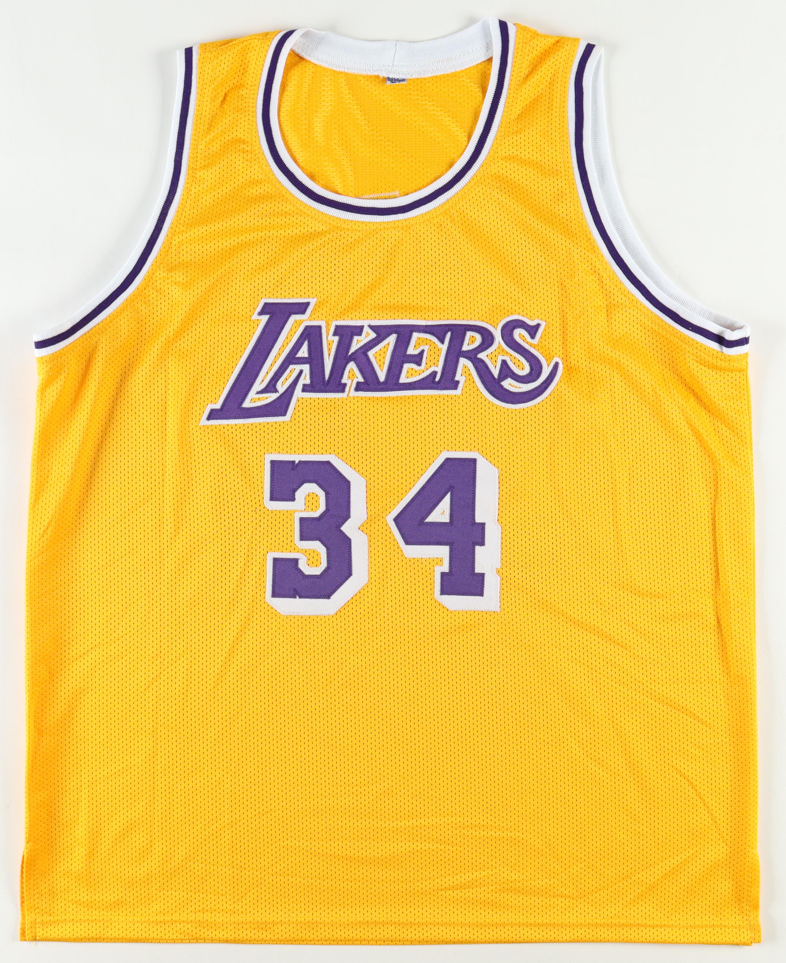 Shaquille O'Neal Signed Jersey (Beckett) at PristineAuction.com Shaquille O'Neal Signed Jersey (Beckett) at PristineAuction.com