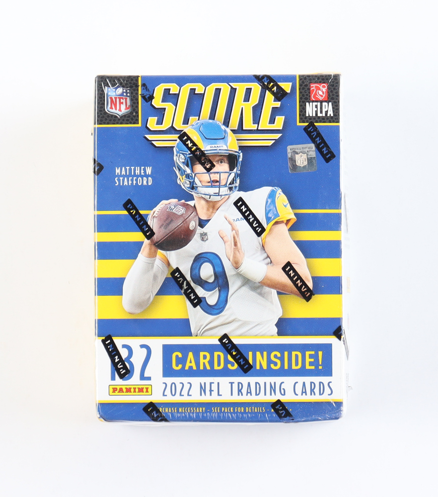 2022 Panini Score Football Blaster Box with (6) Packs at PristineAuction.com 2022 Panini Score Football Blaster Box with (6) Packs at PristineAuction.com