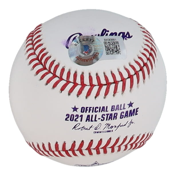 Freddy Peralta Signed 2021 All-Star Game OML Baseball (Beckett) at PristineAuction.com Freddy Peralta Signed 2021 All-Star Game OML Baseball (Beckett) at PristineAuction.com