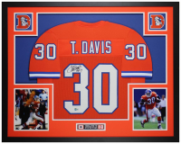 Terrell Davis Signed Custom Framed Jersey Display (Beckett) at PristineAuction.com