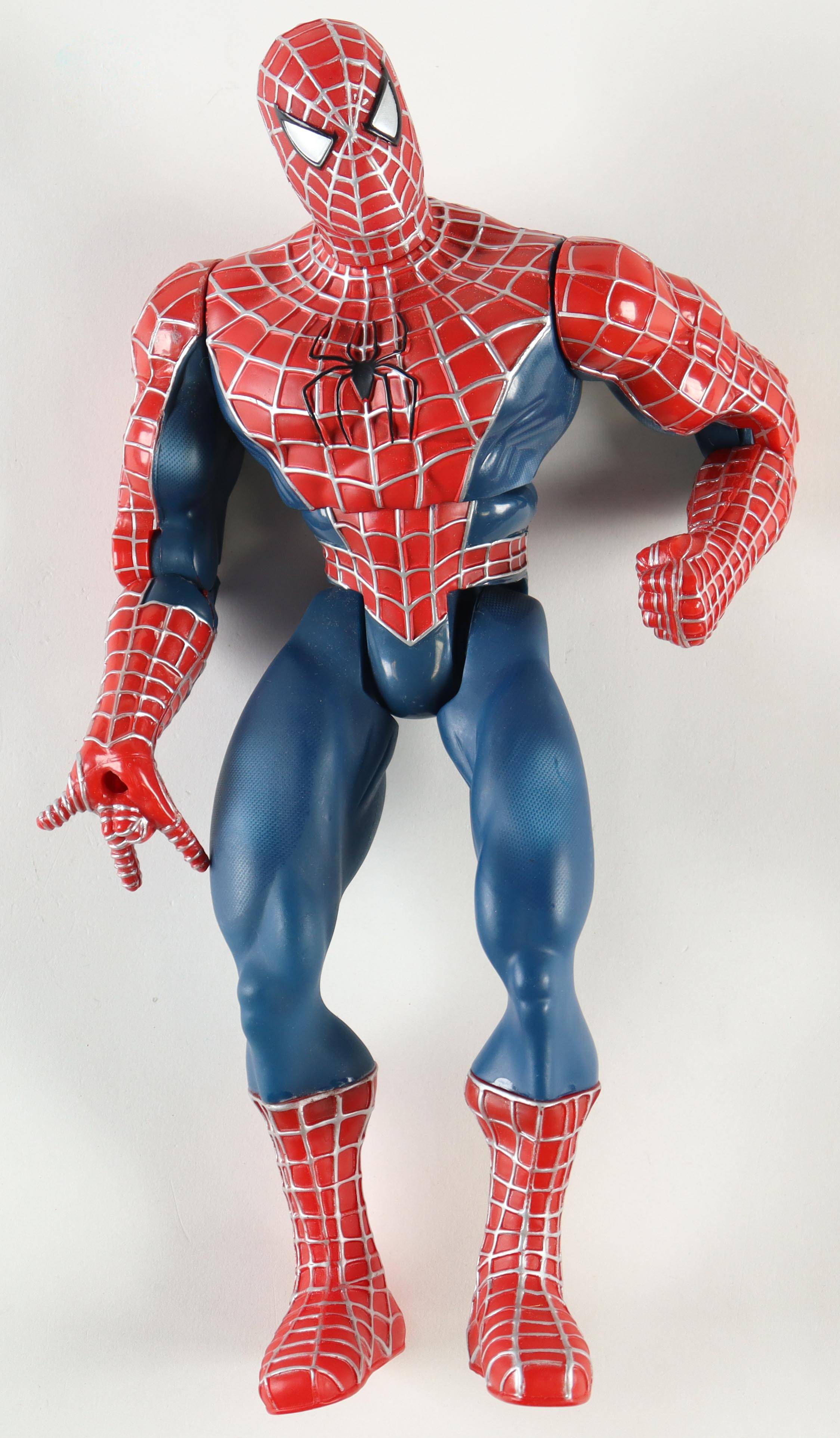 Vintage Fully Articulating Tall Spider-Man Figure at PristineAuction.com Vintage Fully Articulating Tall Spider-Man Figure at PristineAuction.com