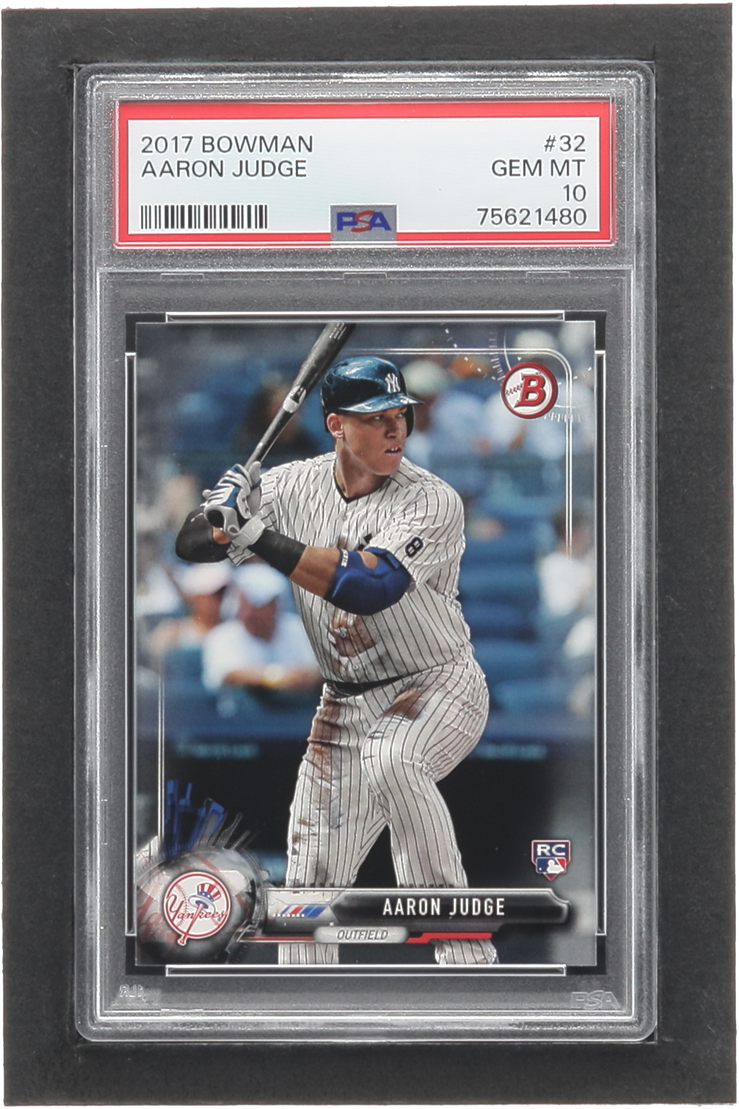 Aaron Judge 2017 Bowman #32 RC (PSA 10) at PristineAuction.com Aaron Judge 2017 Bowman #32 RC (PSA 10) at PristineAuction.com