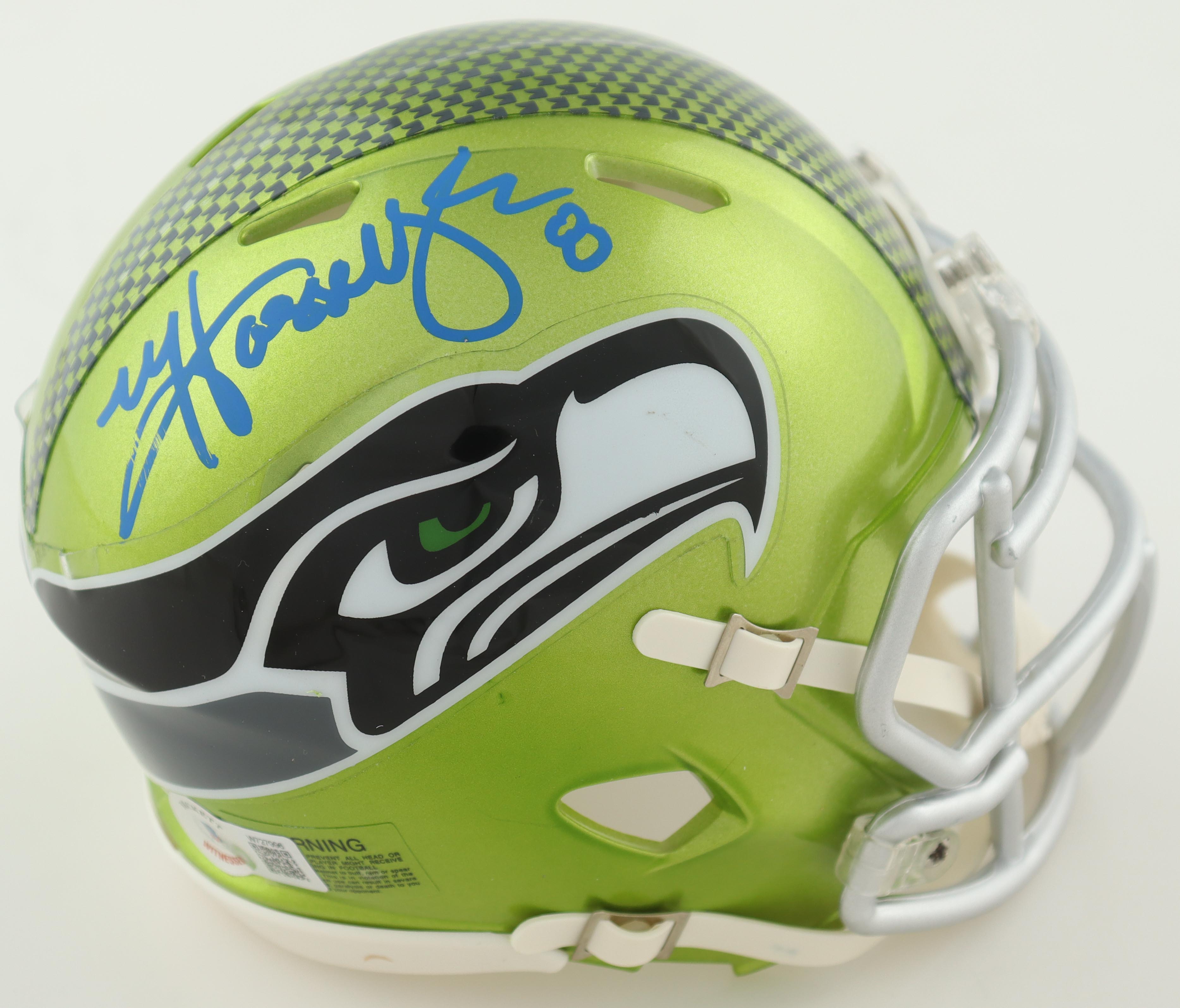 Matt Hassleback Signed Seahawks Flash Alternate Speed Mini Helmet (Beckett) at PristineAuction.com Matt Hassleback Signed Seahawks Flash Alternate Speed Mini Helmet (Beckett) at PristineAuction.com