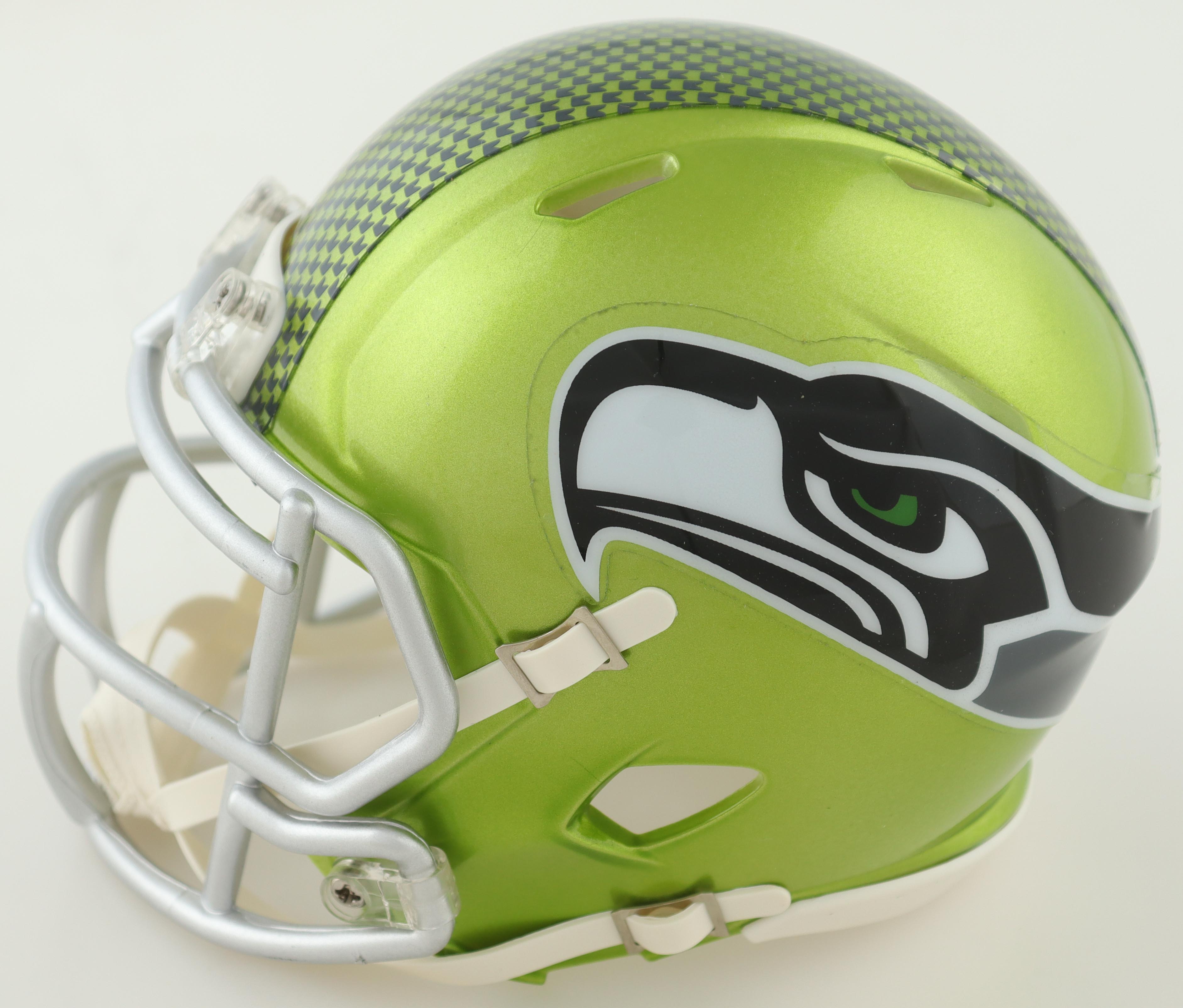 Matt Hassleback Signed Seahawks Flash Alternate Speed Mini Helmet (Beckett) at PristineAuction.com Matt Hassleback Signed Seahawks Flash Alternate Speed Mini Helmet (Beckett) at PristineAuction.com