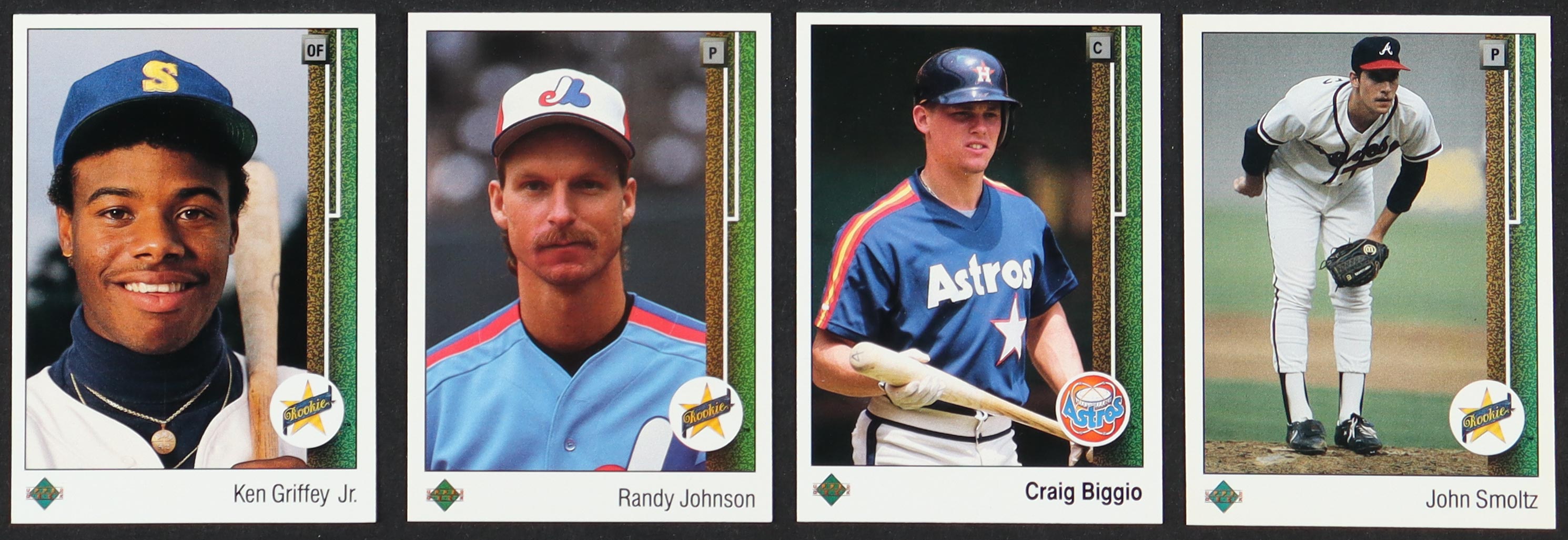 1989 Upper Deck Baseball The Collector's Choice Complete Set of (800) Baseball Cards With John Smoltz #17, Randy Johnson #25, Ken Griffey Jr. #1 RC, Craig Biggio #273 at PristineAuction.com 1989 Upper Deck Baseball The Collector's Choice Complete Set of (800) Baseball Cards With John Smoltz #17, Randy Johnson #25, Ken Griffey Jr. #1 RC, Craig Biggio #273 at PristineAuction.com