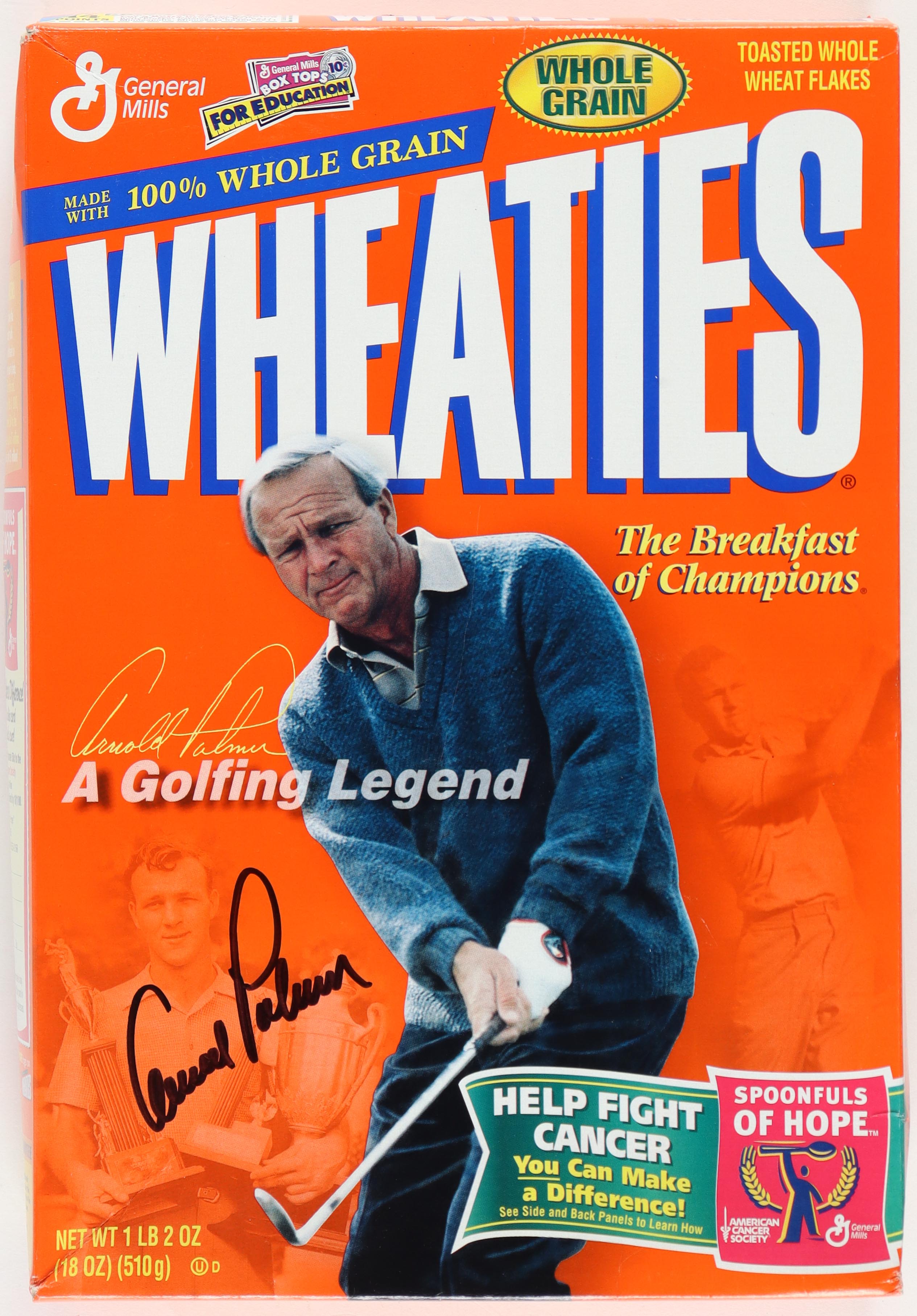 Arnold Palmer Signed Wheaties Cereal Box (PSA) at PristineAuction.com Arnold Palmer Signed Wheaties Cereal Box (PSA) at PristineAuction.com