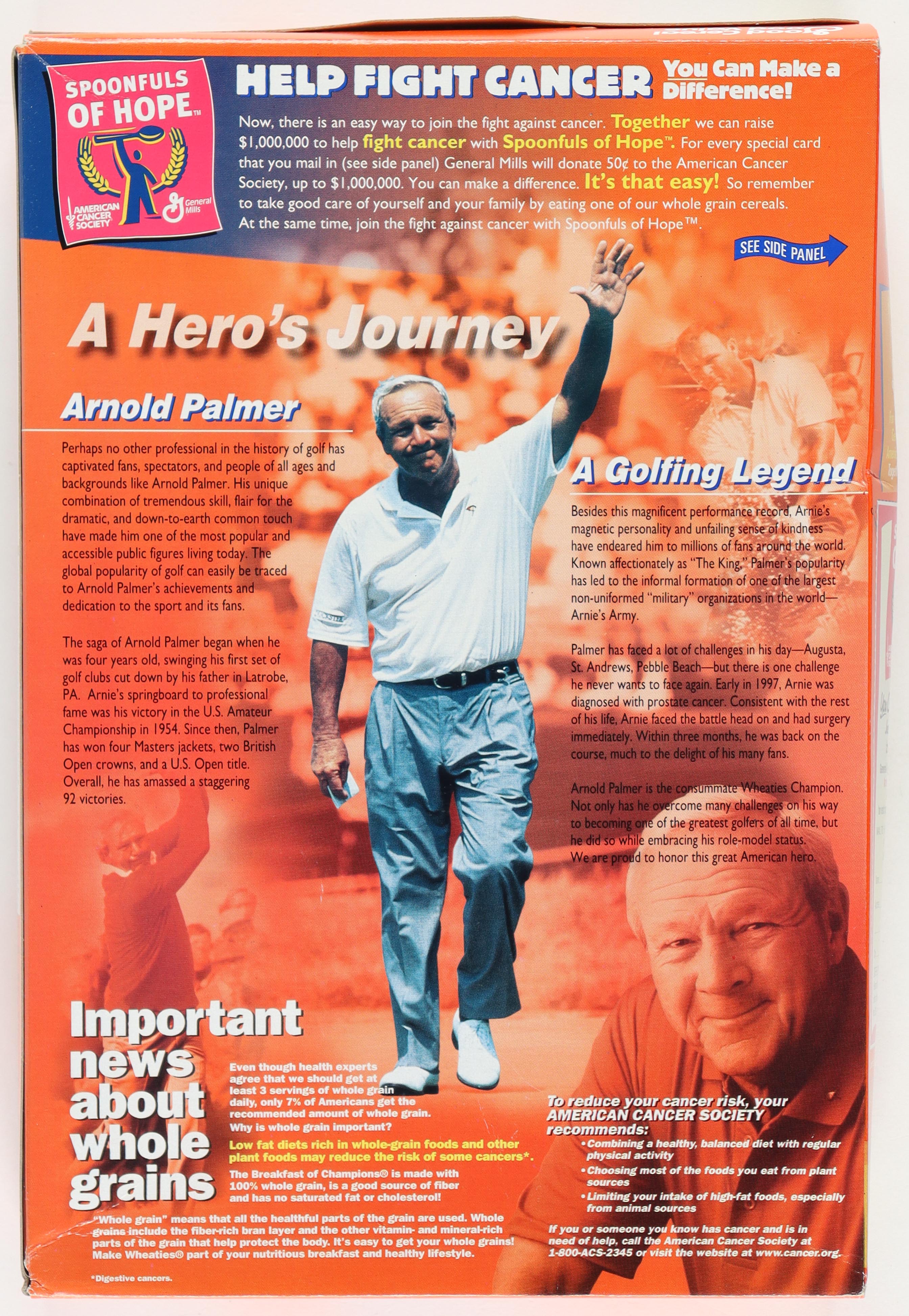 Arnold Palmer Signed Wheaties Cereal Box (PSA) at PristineAuction.com Arnold Palmer Signed Wheaties Cereal Box (PSA) at PristineAuction.com