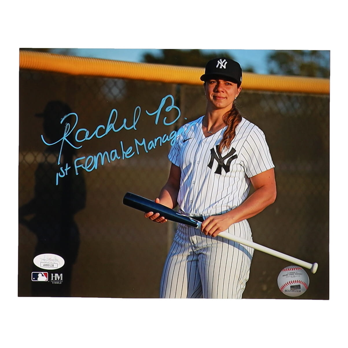Rachel Balkovec Signed Yankees 8x10 Photo Inscribed "1st Female Manager" (JSA) at PristineAuction.com Rachel Balkovec Signed Yankees 8x10 Photo Inscribed "1st Female Manager" (JSA) at PristineAuction.com