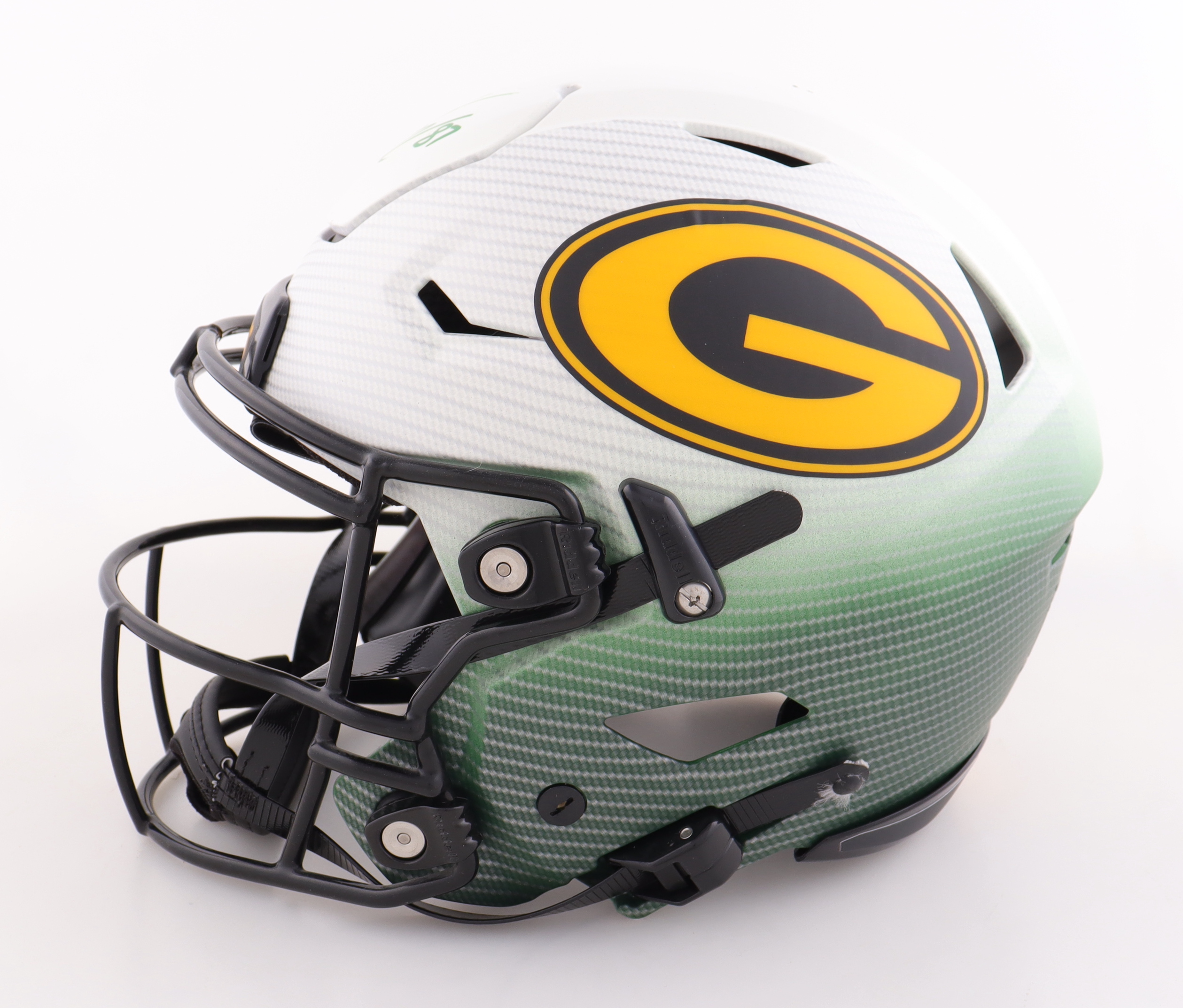 Jordy Nelson Signed Packers Full-Size Authentic On-Field Hydro-Dipped SpeedFlex Helmet (Beckett) at PristineAuction.com Jordy Nelson Signed Packers Full-Size Authentic On-Field Hydro-Dipped SpeedFlex Helmet (Beckett) at PristineAuction.com