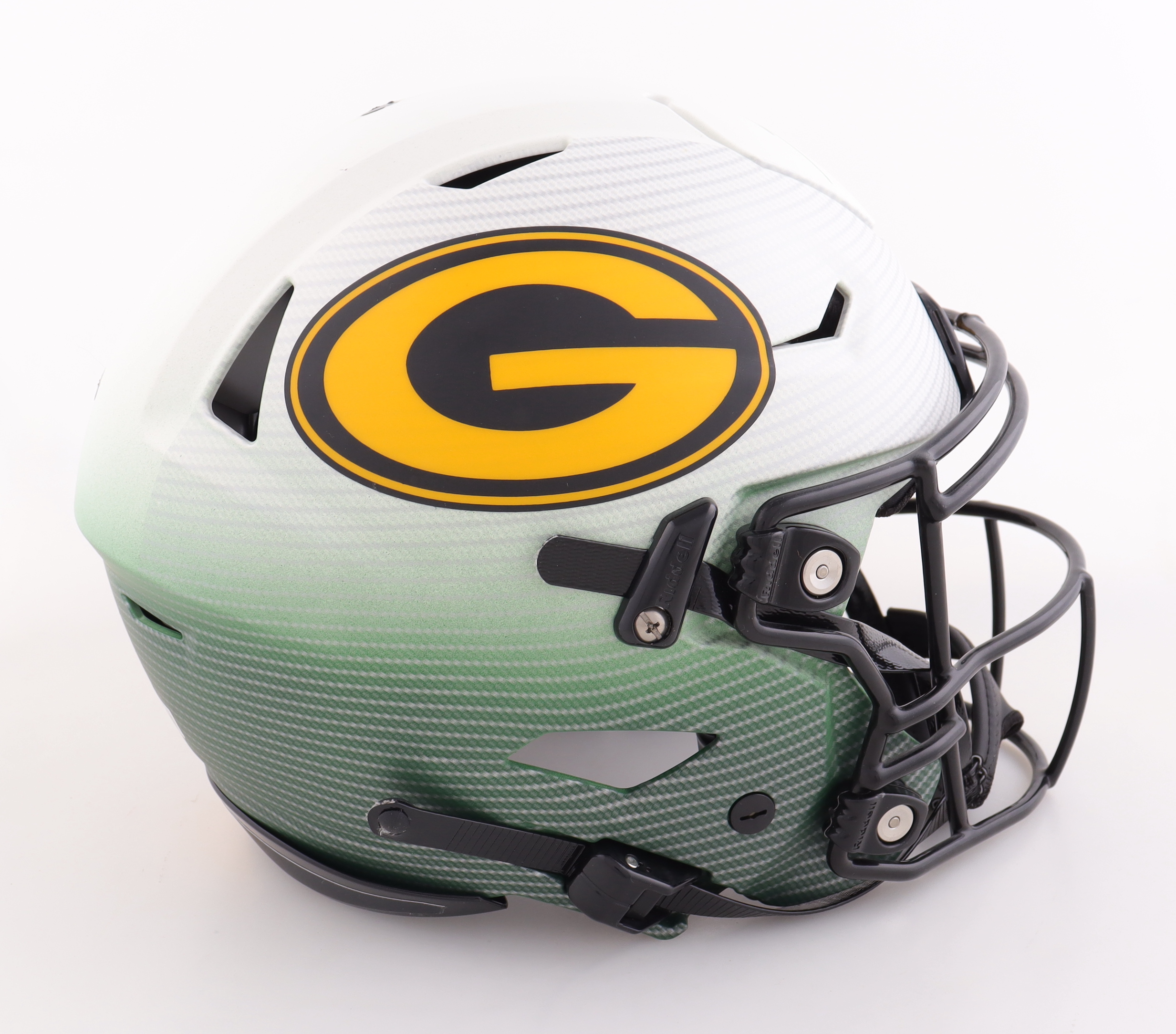 Jordy Nelson Signed Packers Full-Size Authentic On-Field Hydro-Dipped SpeedFlex Helmet (Beckett) at PristineAuction.com Jordy Nelson Signed Packers Full-Size Authentic On-Field Hydro-Dipped SpeedFlex Helmet (Beckett) at PristineAuction.com