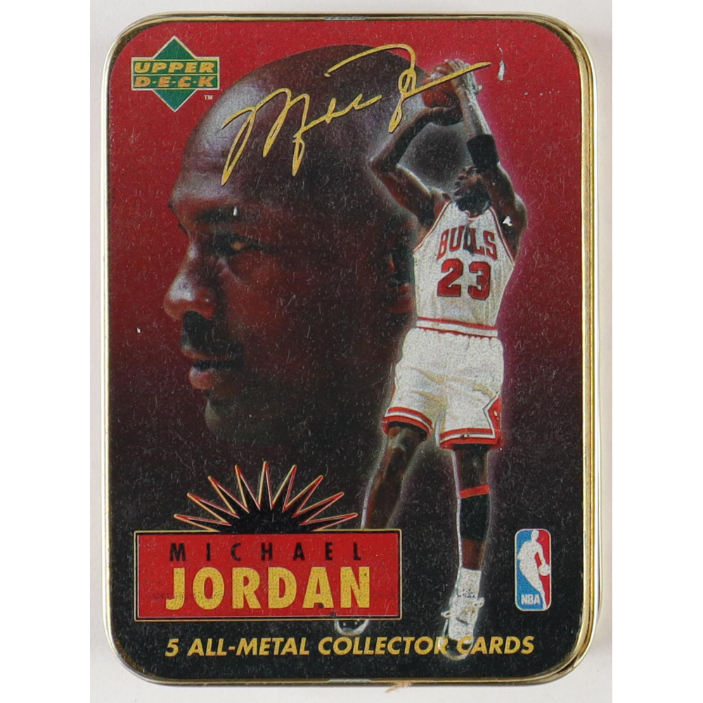 upper deck michael jordan 5 all metal collector cards worth