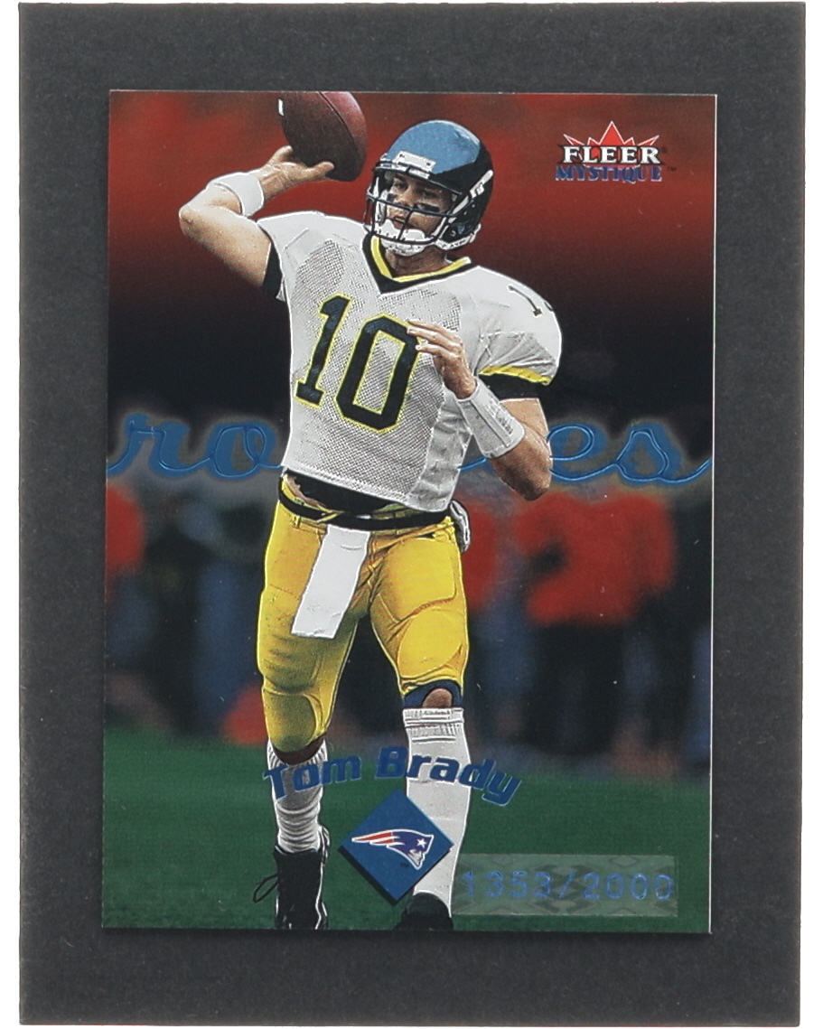 Tom Brady 2000 Fleer Mystique #103 #1353/2000 RC at PristineAuction.com Tom Brady 2000 Fleer Mystique #103 #1353/2000 RC at PristineAuction.com