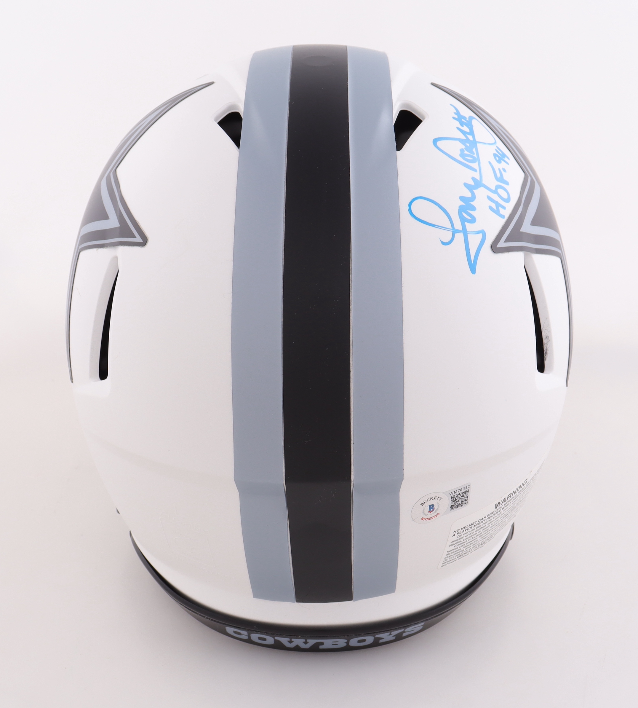 Tony Dorsett Signed Cowboys Full-Size Authentic On-Field Lunar Eclipse Alternate Speed Helmet Inscribed "HOF 94" (Beckett) at PristineAuction.com Tony Dorsett Signed Cowboys Full-Size Authentic On-Field Lunar Eclipse Alternate Speed Helmet Inscribed "HOF 94" (Beckett) at PristineAuction.com