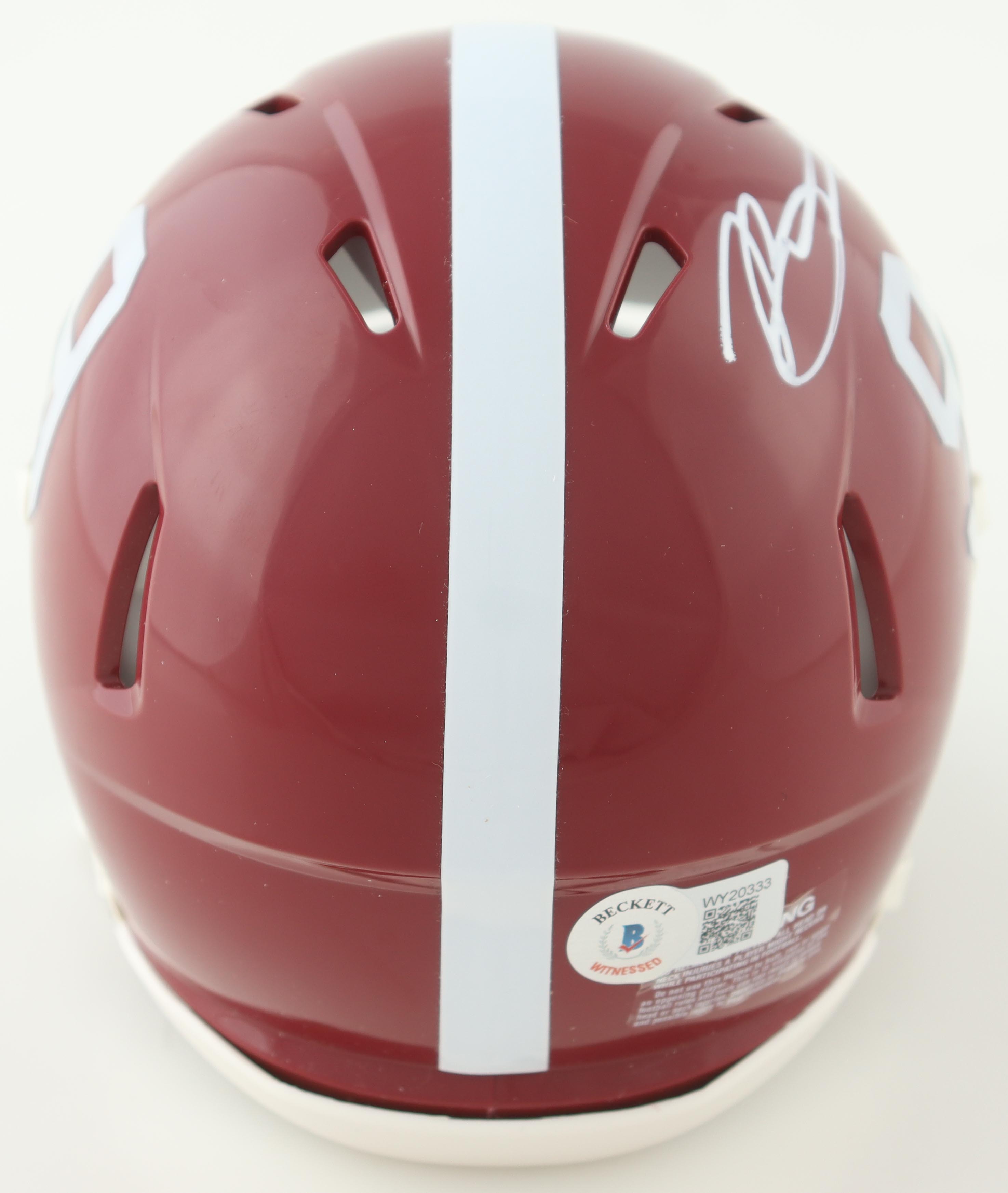 Bryce Young Signed Alabama Crimson Tide Speed Mini Helmet (Beckett) at PristineAuction.com Bryce Young Signed Alabama Crimson Tide Speed Mini Helmet (Beckett) at PristineAuction.com