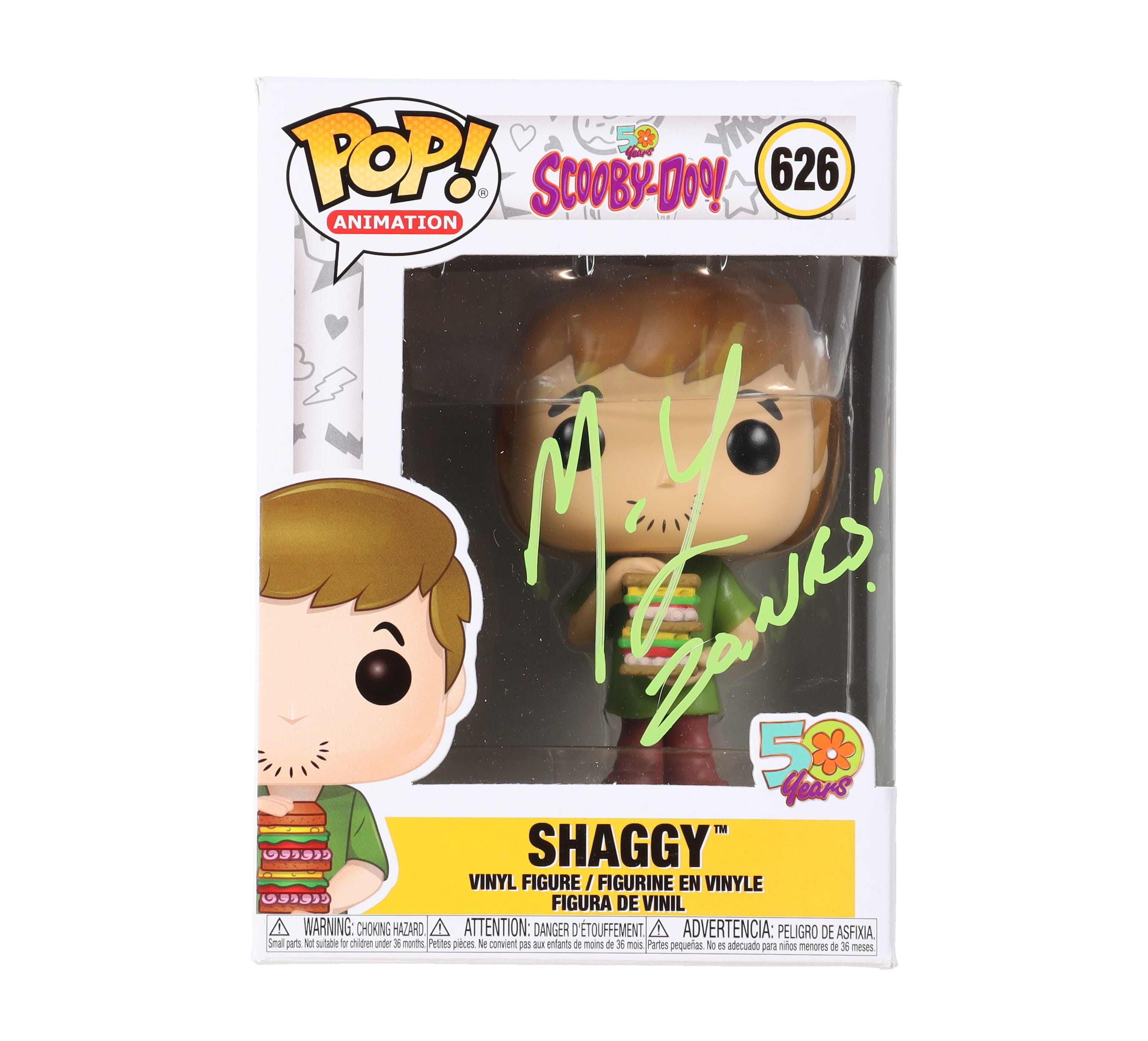 Matthew Lillard Signed "Scooby Doo" #626 Shaggy Funko Pop! Vinyl Figure Inscribed "Zoinks" (JSA) at PristineAuction.com Matthew Lillard Signed "Scooby Doo" #626 Shaggy Funko Pop! Vinyl Figure Inscribed "Zoinks" (JSA) at PristineAuction.com
