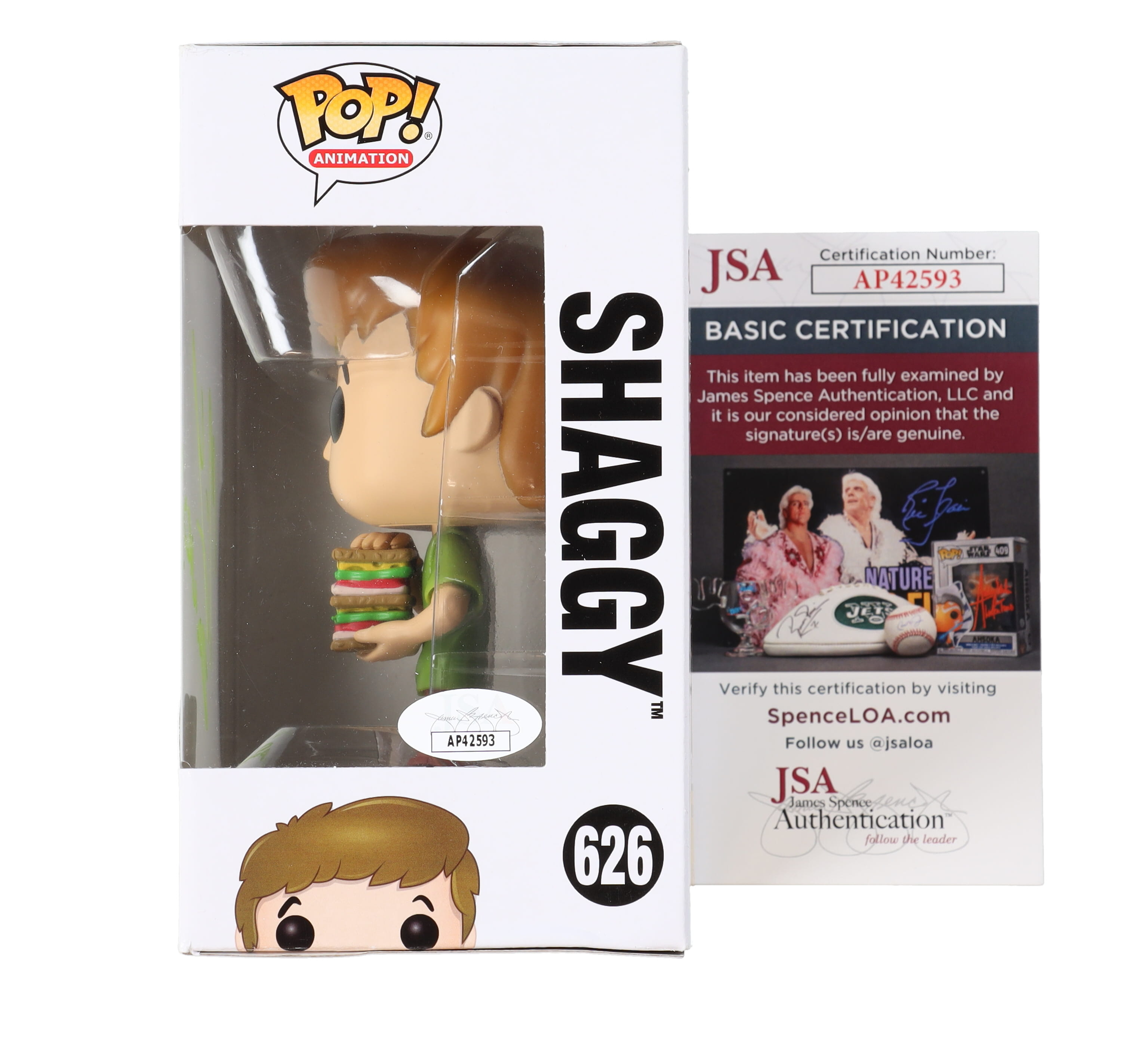 Matthew Lillard Signed "Scooby Doo" #626 Shaggy Funko Pop! Vinyl Figure Inscribed "Zoinks" (JSA) at PristineAuction.com Matthew Lillard Signed "Scooby Doo" #626 Shaggy Funko Pop! Vinyl Figure Inscribed "Zoinks" (JSA) at PristineAuction.com