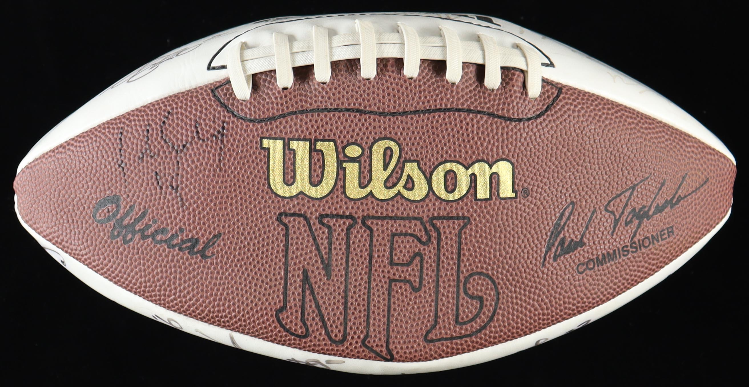 Arizona Cardinals Team Signed Cardinal Logo Football With Pat Tilman (JSA) at PristineAuction.com Arizona Cardinals Team Signed Cardinal Logo Football With Pat Tilman (JSA) at PristineAuction.com