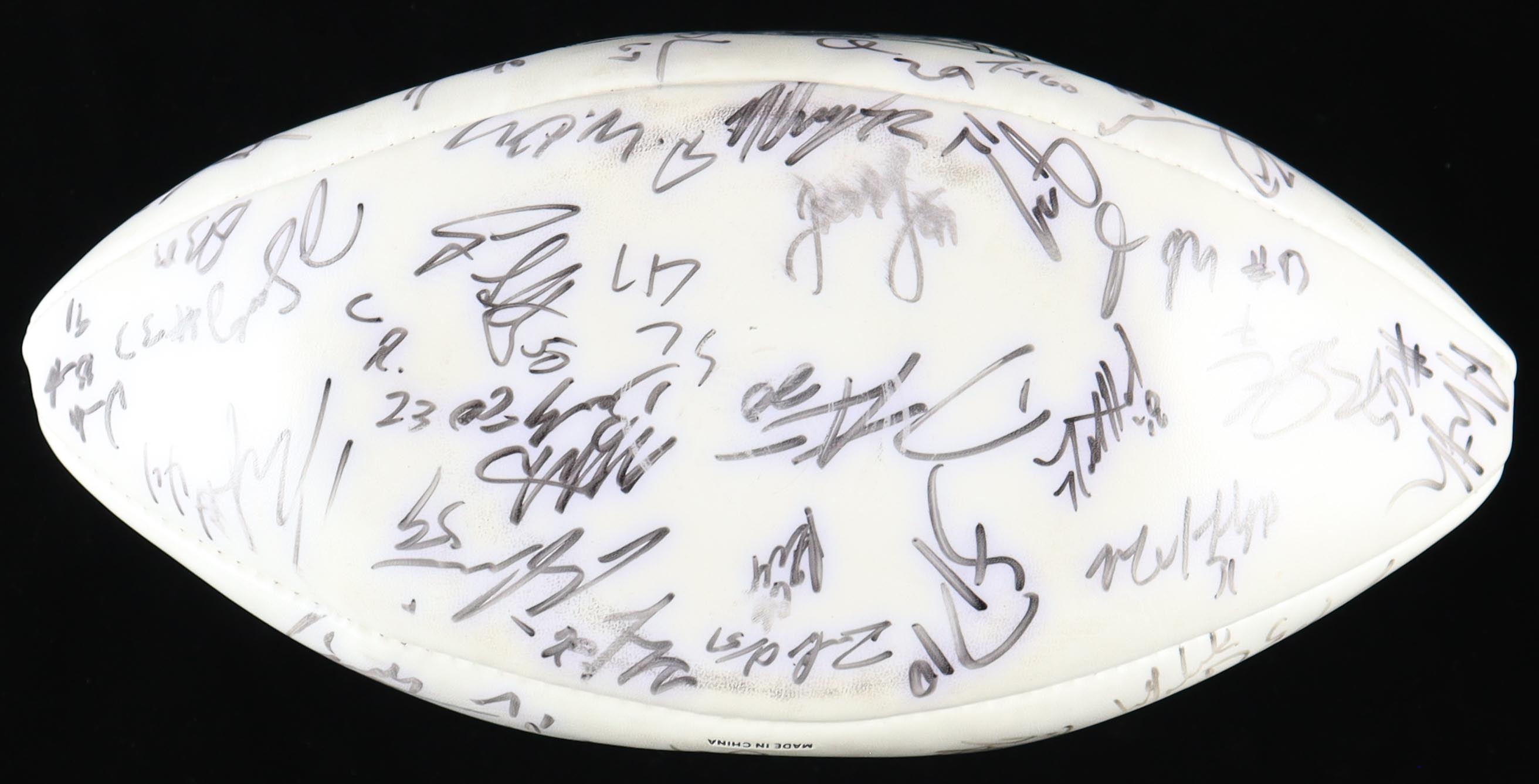 Arizona Cardinals Team Signed Cardinal Logo Football With Pat Tilman (JSA) at PristineAuction.com Arizona Cardinals Team Signed Cardinal Logo Football With Pat Tilman (JSA) at PristineAuction.com