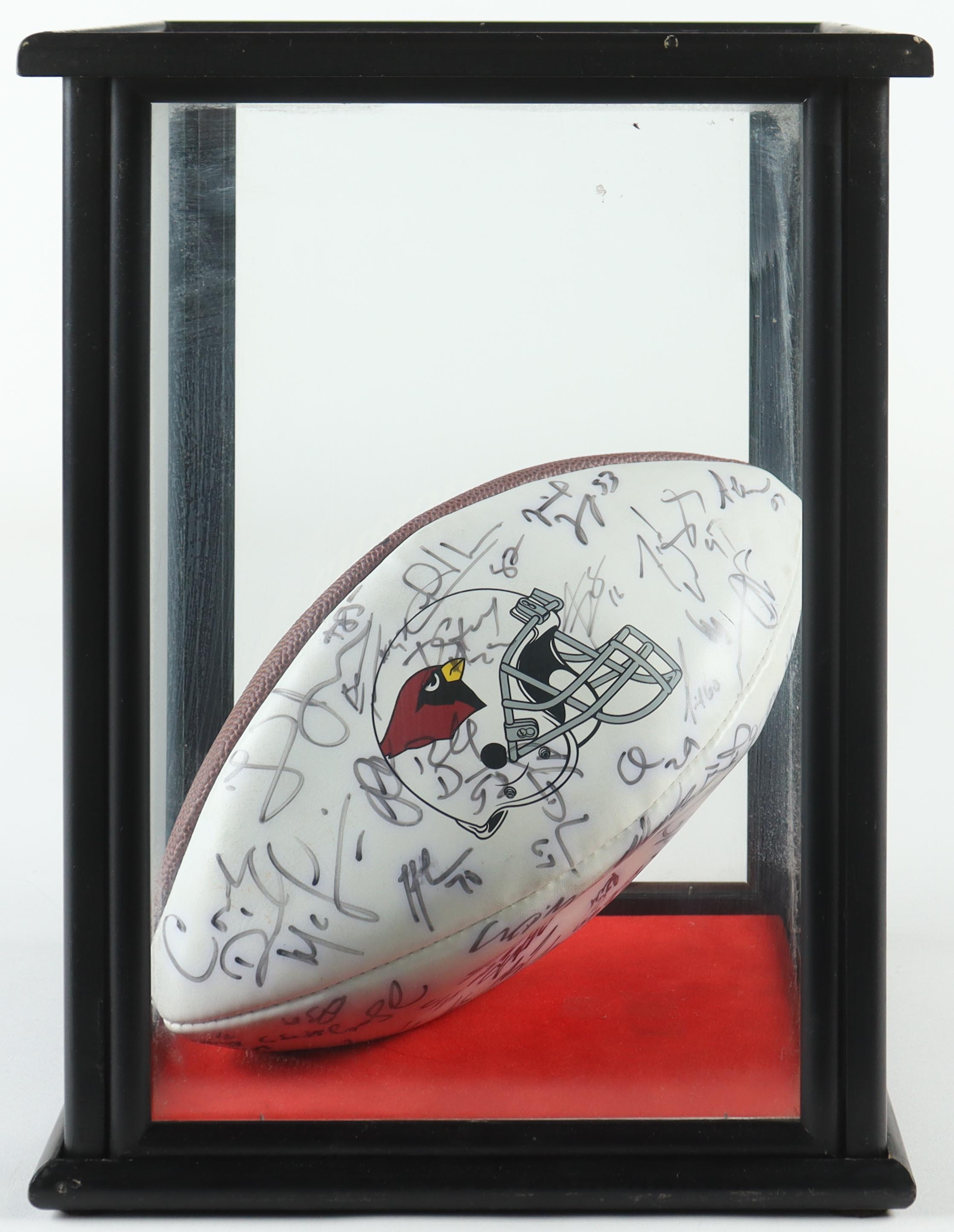 Arizona Cardinals Team Signed Cardinal Logo Football With Pat Tilman (JSA) at PristineAuction.com Arizona Cardinals Team Signed Cardinal Logo Football With Pat Tilman (JSA) at PristineAuction.com