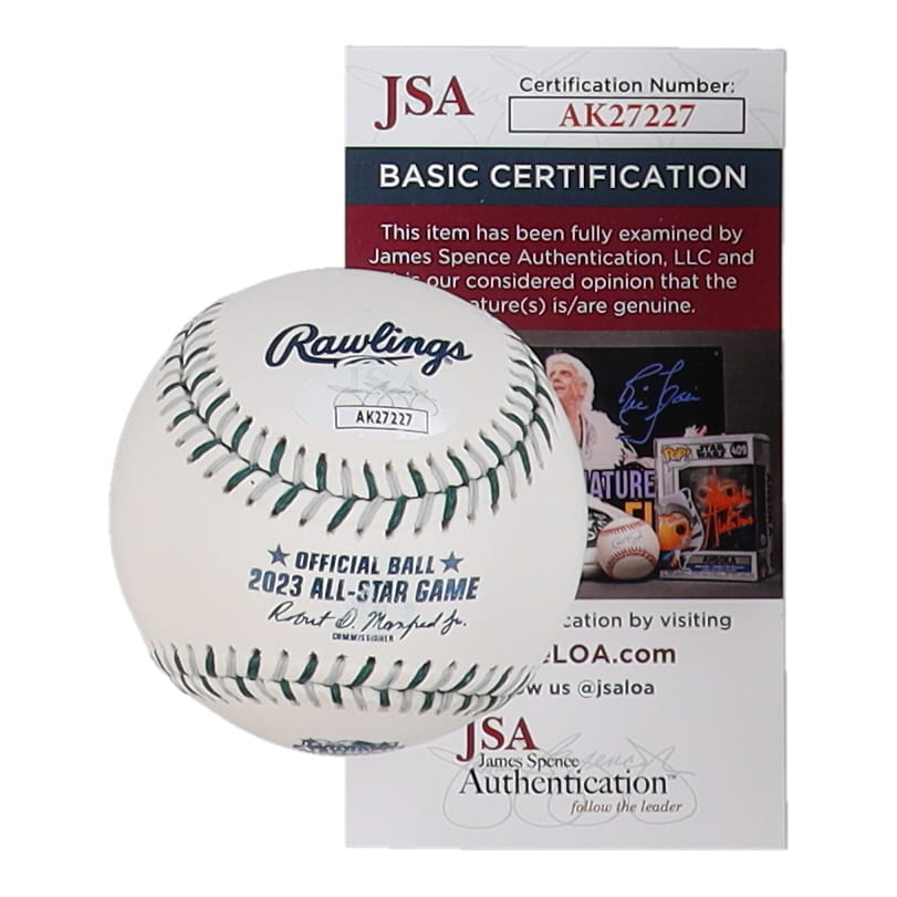 Michael Lorenzen Signed 2023 All-Star Game Baseball (JSA) at PristineAuction.com Michael Lorenzen Signed 2023 All-Star Game Baseball (JSA) at PristineAuction.com
