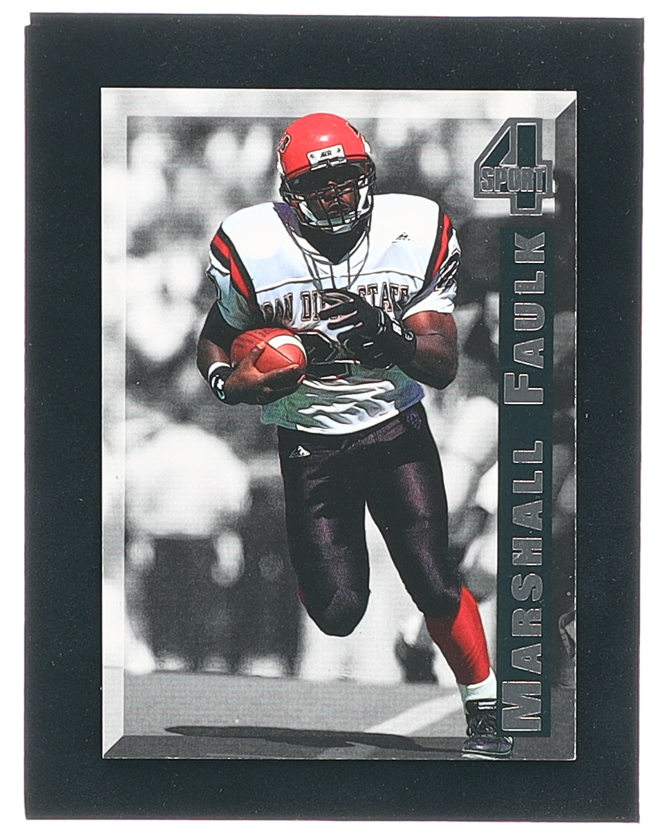 Marshall Faulk 1994 Classic Four Sport BCs #BC1 RC at PristineAuction.com Marshall Faulk 1994 Classic Four Sport BCs #BC1 RC at PristineAuction.com