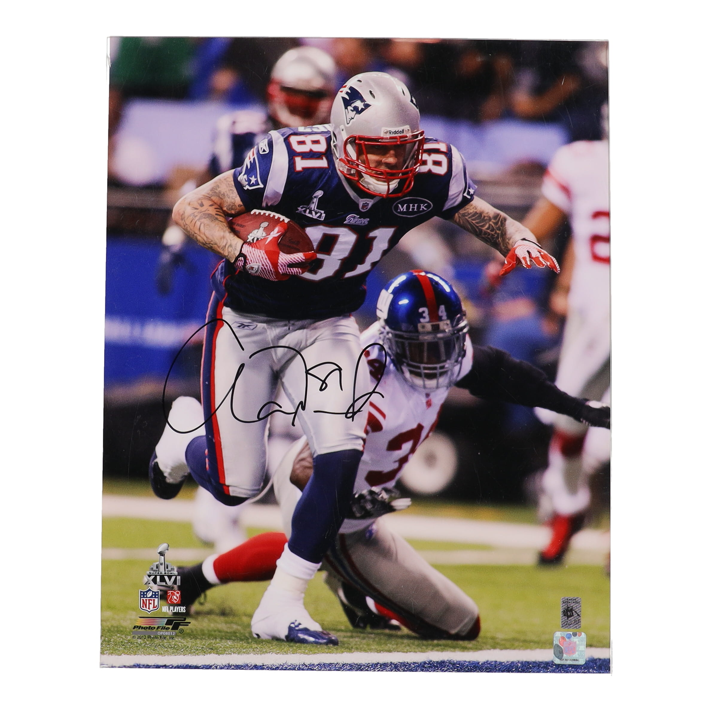 Aaron Hernandez Signed Patriots 16x20 Photo (Hernandez & Palm Beach) at PristineAuction.com Aaron Hernandez Signed Patriots 16x20 Photo (Hernandez & Palm Beach) at PristineAuction.com