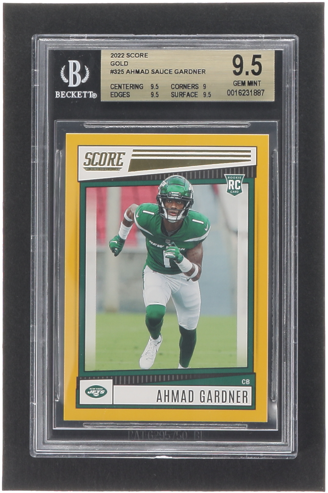 Ahmad Gardner 2022 Score Gold #325 RC (BGS 9.5) at PristineAuction.com Ahmad Gardner 2022 Score Gold #325 RC (BGS 9.5) at PristineAuction.com