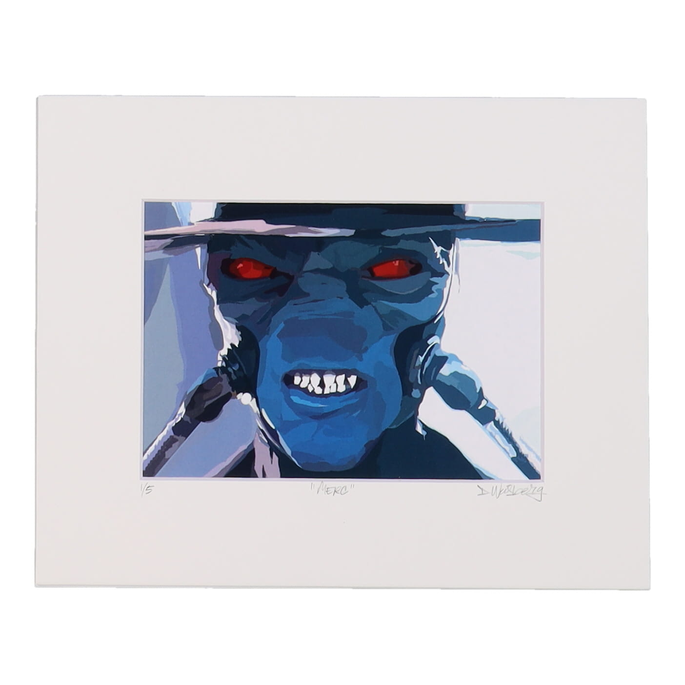 David Weisberg Signed LE 8x10 Custom Matted Art Print Display (Weisberg) at PristineAuction.com David Weisberg Signed LE 8x10 Custom Matted Art Print Display (Weisberg) at PristineAuction.com