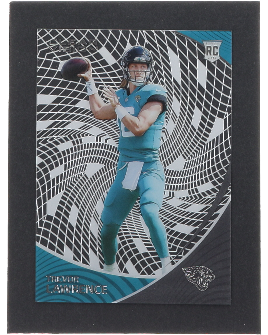 Trevor Lawrence 2021 Panini Chronicles Clear Vision Rookies #1 RC at PristineAuction.com Trevor Lawrence 2021 Panini Chronicles Clear Vision Rookies #1 RC at PristineAuction.com