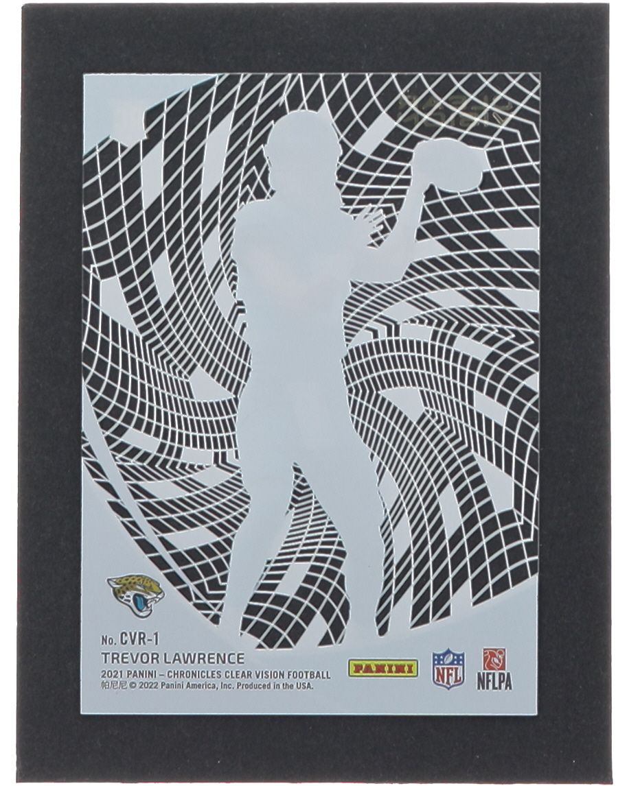 Trevor Lawrence 2021 Panini Chronicles Clear Vision Rookies #1 RC at PristineAuction.com Trevor Lawrence 2021 Panini Chronicles Clear Vision Rookies #1 RC at PristineAuction.com