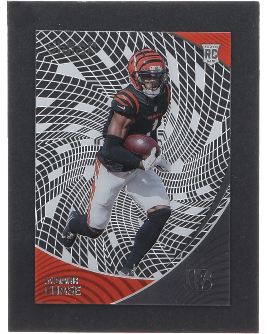 Ja'Marr Chase 2021 Panini Chronicles Clear Vision Rookies #5 RC at PristineAuction.com Ja'Marr Chase 2021 Panini Chronicles Clear Vision Rookies #5 RC at PristineAuction.com