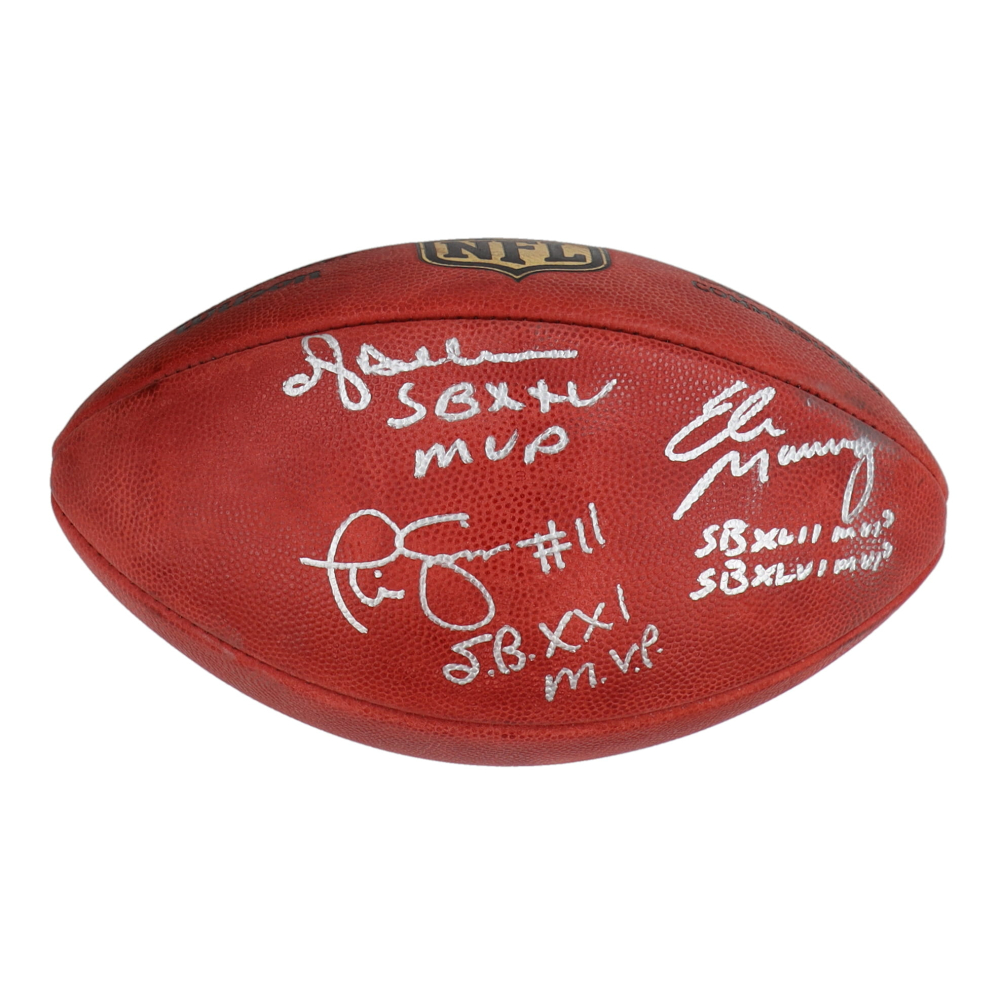 Eli Manning, Phil Simms & Otis Anderson Signed NFL