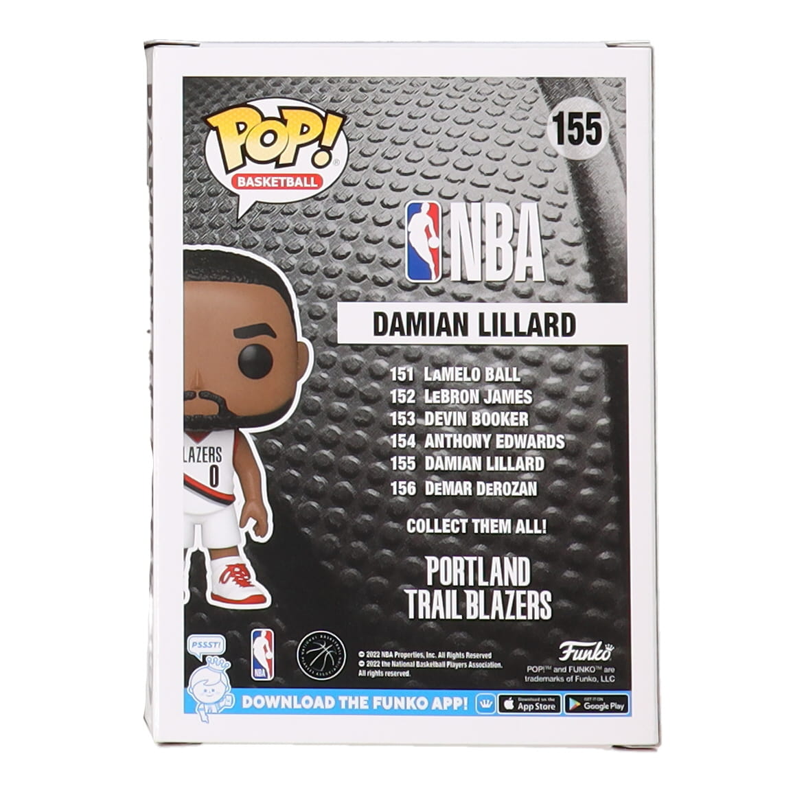 Damian Lillard Signed Trail Blazers #155 Funko Pop! Vinyl Figure (Beckett) at PristineAuction.com Damian Lillard Signed Trail Blazers #155 Funko Pop! Vinyl Figure (Beckett) at PristineAuction.com