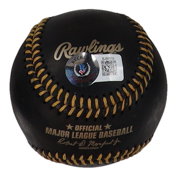 Vladimir Guerrero Jr. Signed Black Leather OML Baseball (Beckett) at PristineAuction.com Vladimir Guerrero Jr. Signed Black Leather OML Baseball (Beckett) at PristineAuction.com