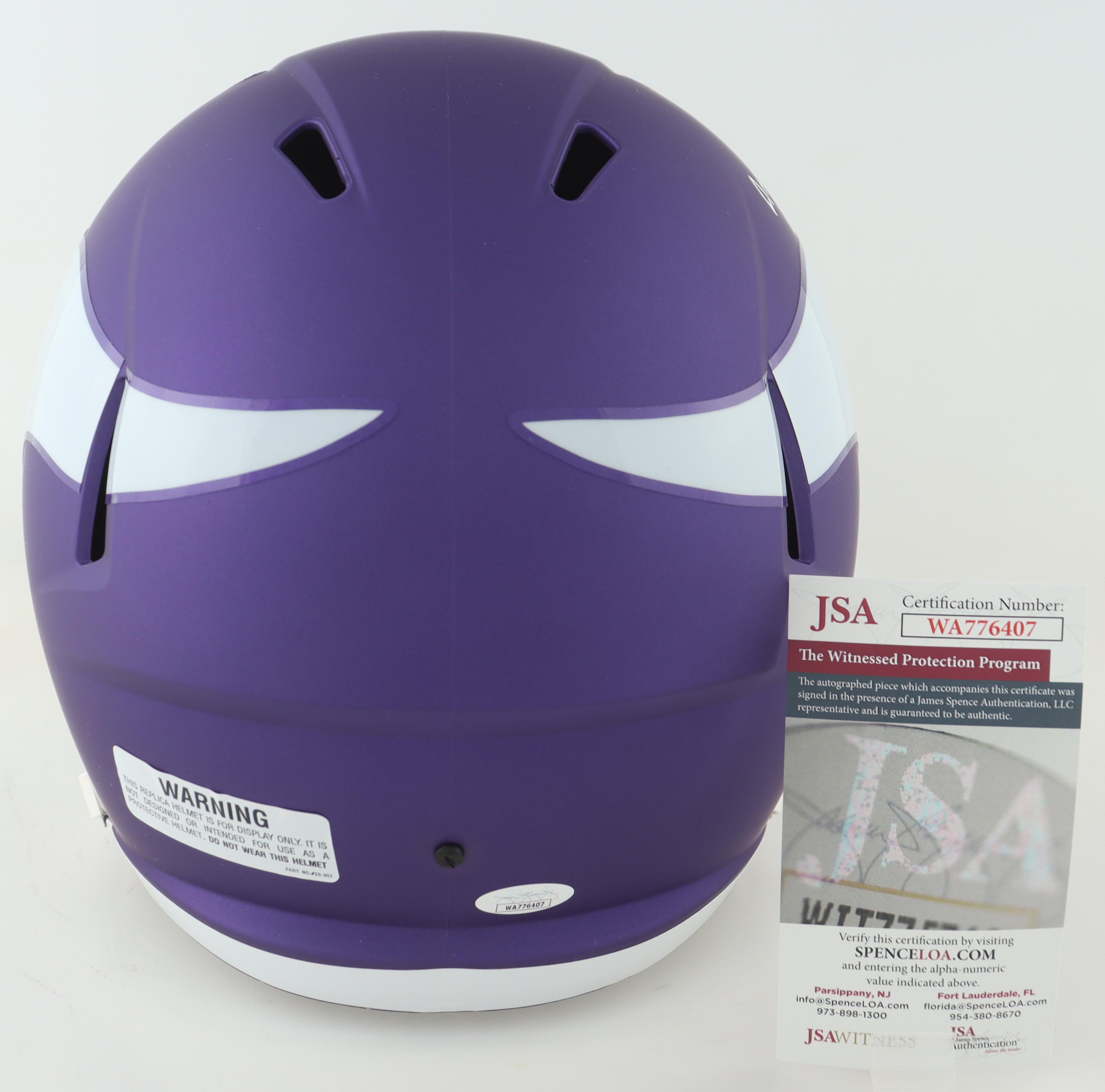 Anthony Carter Signed Vikings Full-Size Speed Helmet (JSA) at PristineAuction.com Anthony Carter Signed Vikings Full-Size Speed Helmet (JSA) at PristineAuction.com