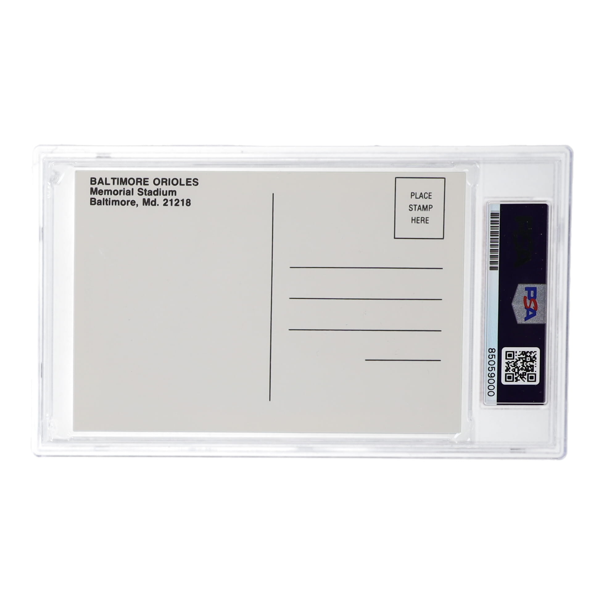 Frank Robinson Signed Orioles Team Issue Postcard (PSA) at PristineAuction.com Frank Robinson Signed Orioles Team Issue Postcard (PSA) at PristineAuction.com