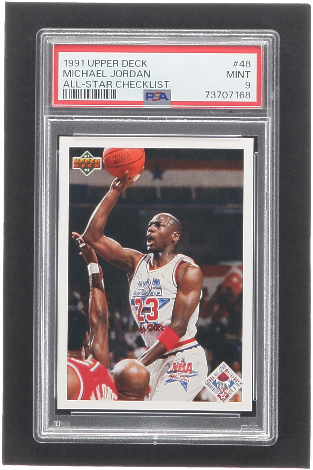 Michael Jordan 1991-92 Upper Deck #48 AS CL (PSA 9) at PristineAuction.com Michael Jordan 1991-92 Upper Deck #48 AS CL (PSA 9) at PristineAuction.com
