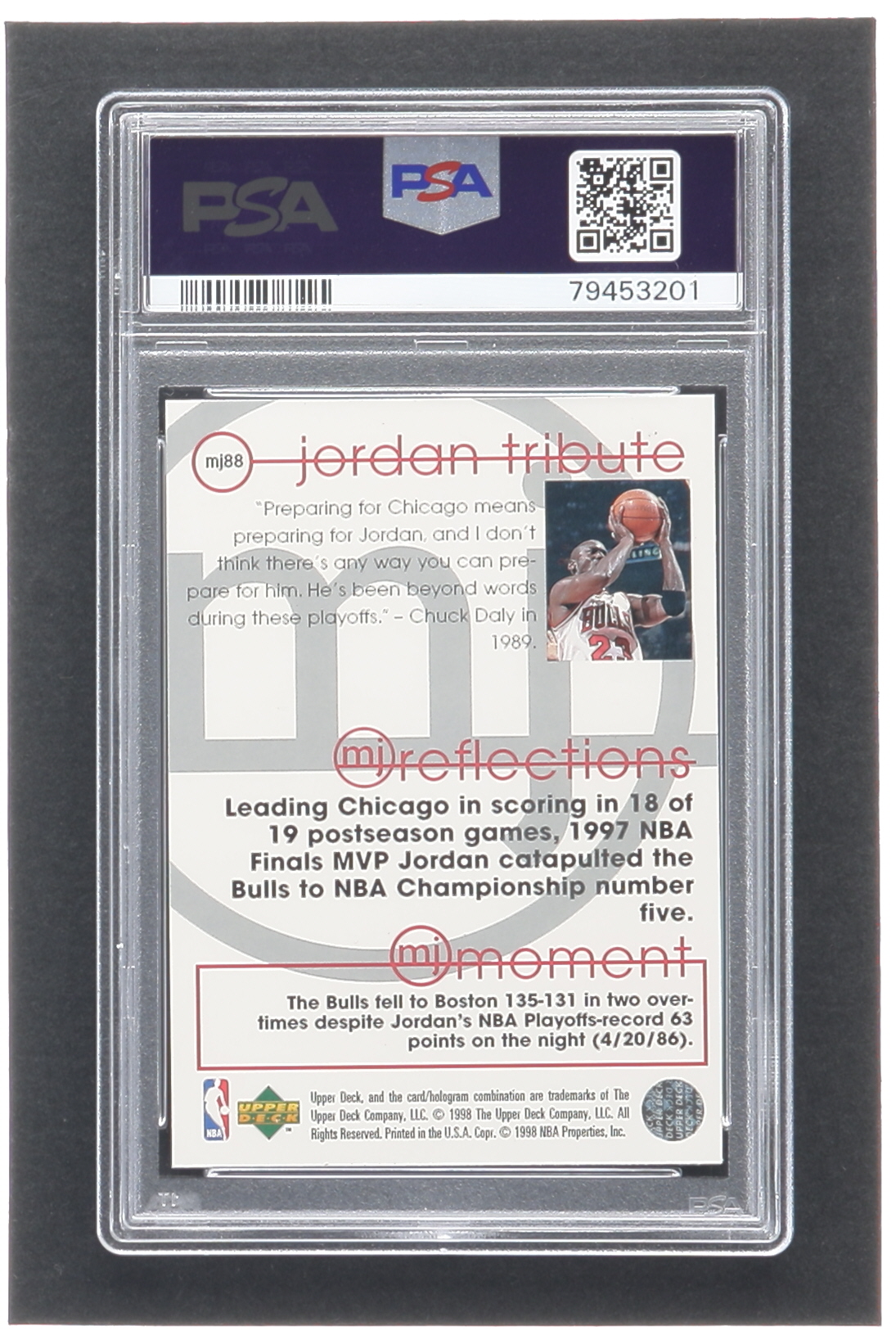 Michael Jordan 1991-92 Fleer #211 AS (PSA 9) at PristineAuction.com Michael Jordan 1991-92 Fleer #211 AS (PSA 9) at PristineAuction.com