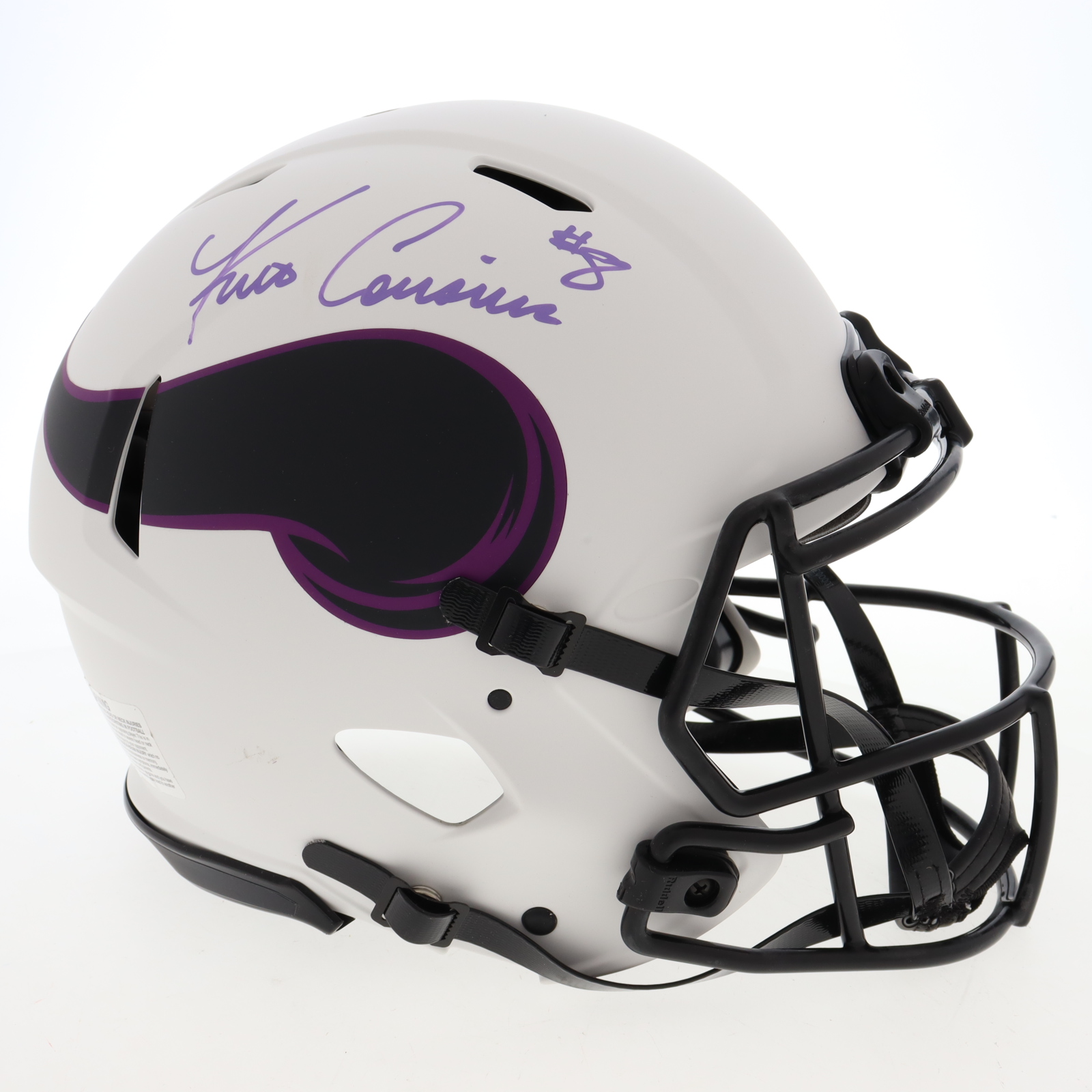 Kirk Cousins Signed Vikings Full-Size Lunar Eclipse Alternate Speed Helmet (Beckett) at PristineAuction.com Kirk Cousins Signed Vikings Full-Size Lunar Eclipse Alternate Speed Helmet (Beckett) at PristineAuction.com