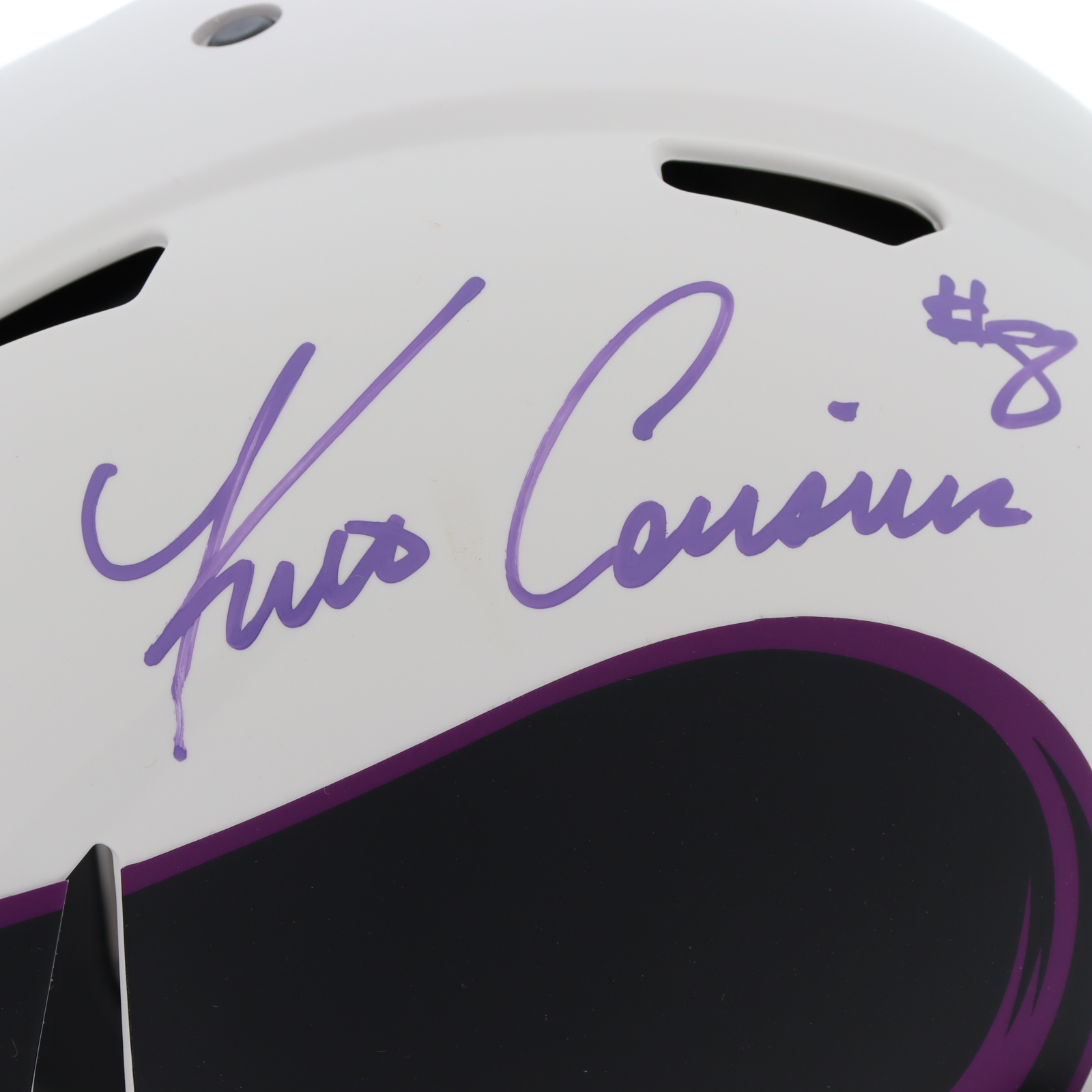 Kirk Cousins Signed Vikings Full-Size Lunar Eclipse Alternate Speed Helmet (Beckett) at PristineAuction.com Kirk Cousins Signed Vikings Full-Size Lunar Eclipse Alternate Speed Helmet (Beckett) at PristineAuction.com