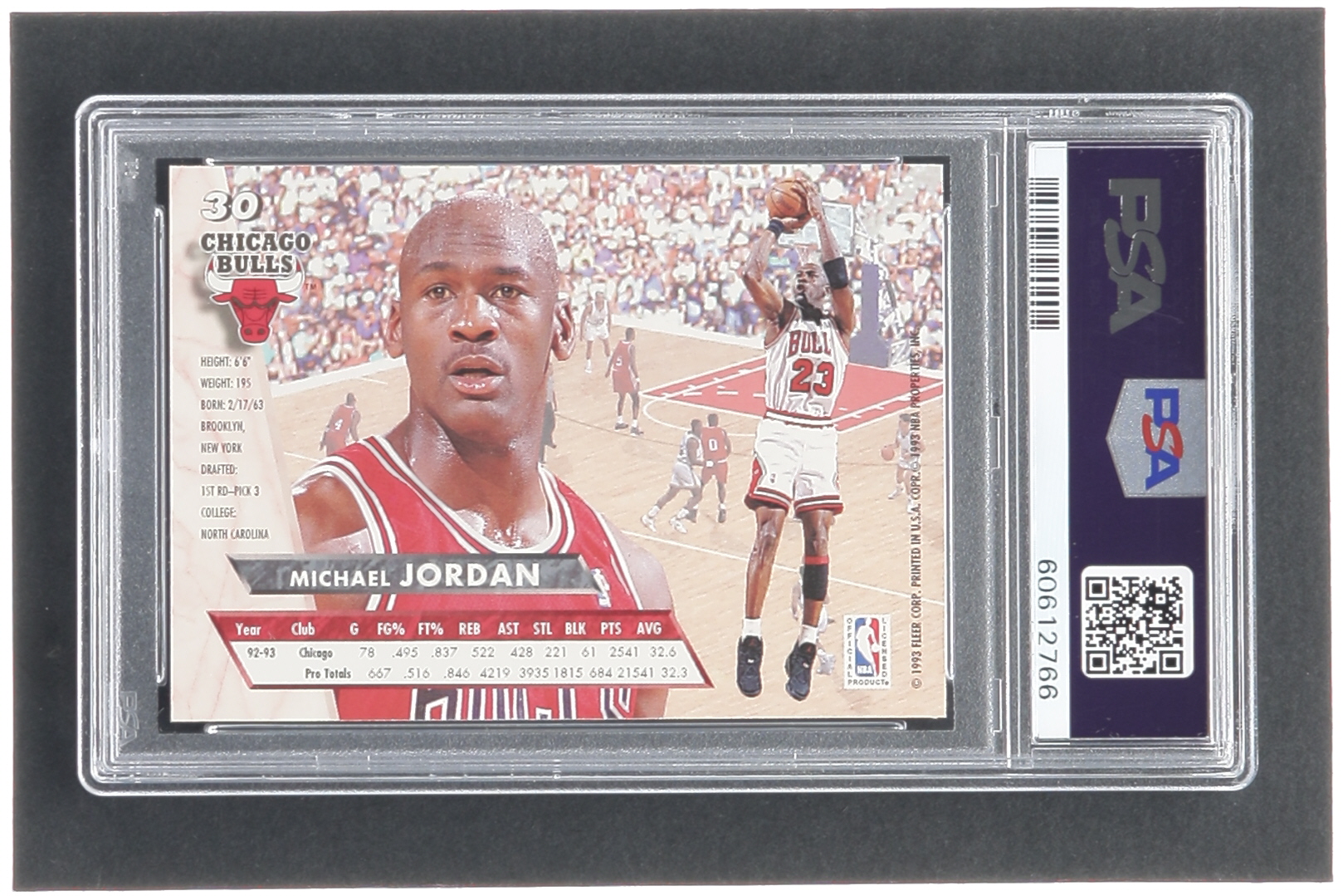 Michael Jordan 1993-94 Ultra #30 (PSA 9) at PristineAuction.com Michael Jordan 1993-94 Ultra #30 (PSA 9) at PristineAuction.com