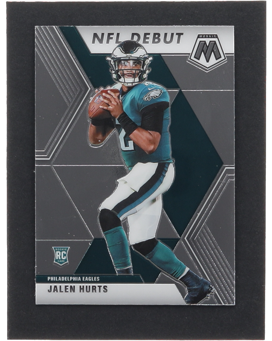 Jalen Hurts 2020 Panini Mosaic #265 DEB RC at PristineAuction.com Jalen Hurts 2020 Panini Mosaic #265 DEB RC at PristineAuction.com